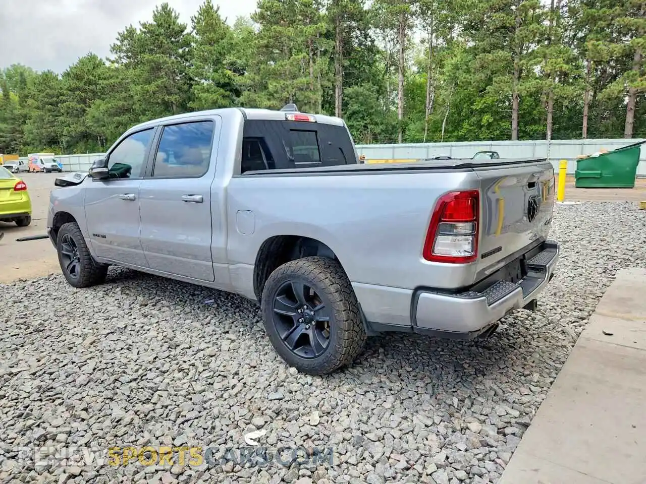2 Photograph of a damaged car 1C6SRFFT2MN675142 RAM 1500 2021