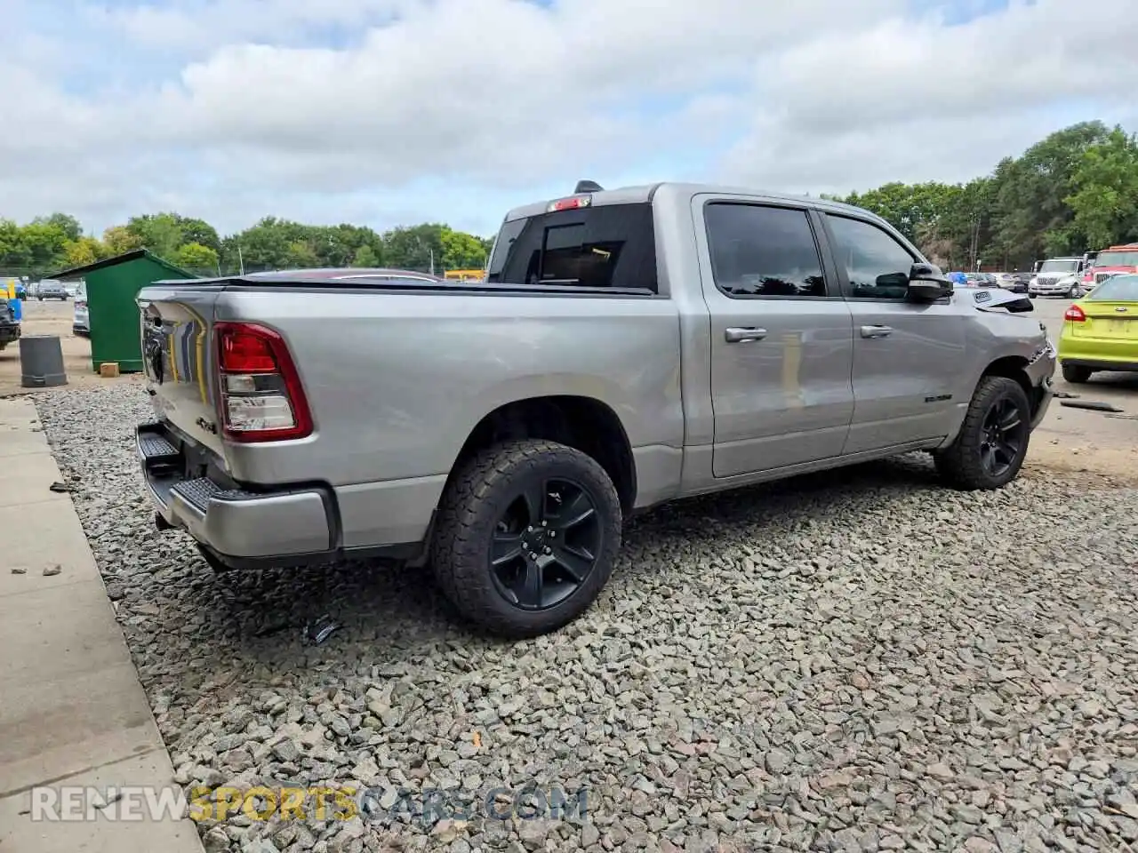 3 Photograph of a damaged car 1C6SRFFT2MN675142 RAM 1500 2021