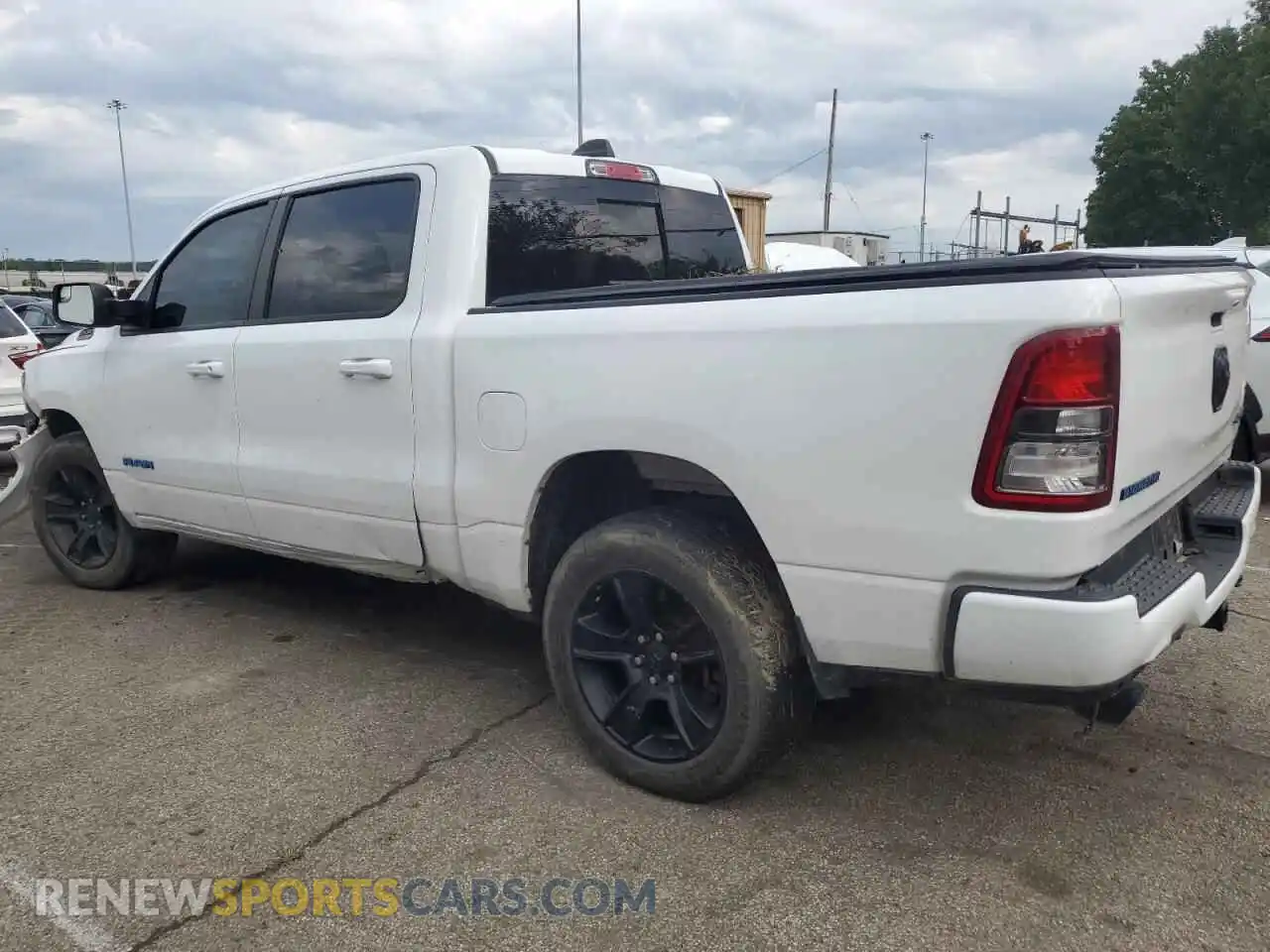 2 Photograph of a damaged car 1C6SRFFT3MN523094 RAM 1500 2021