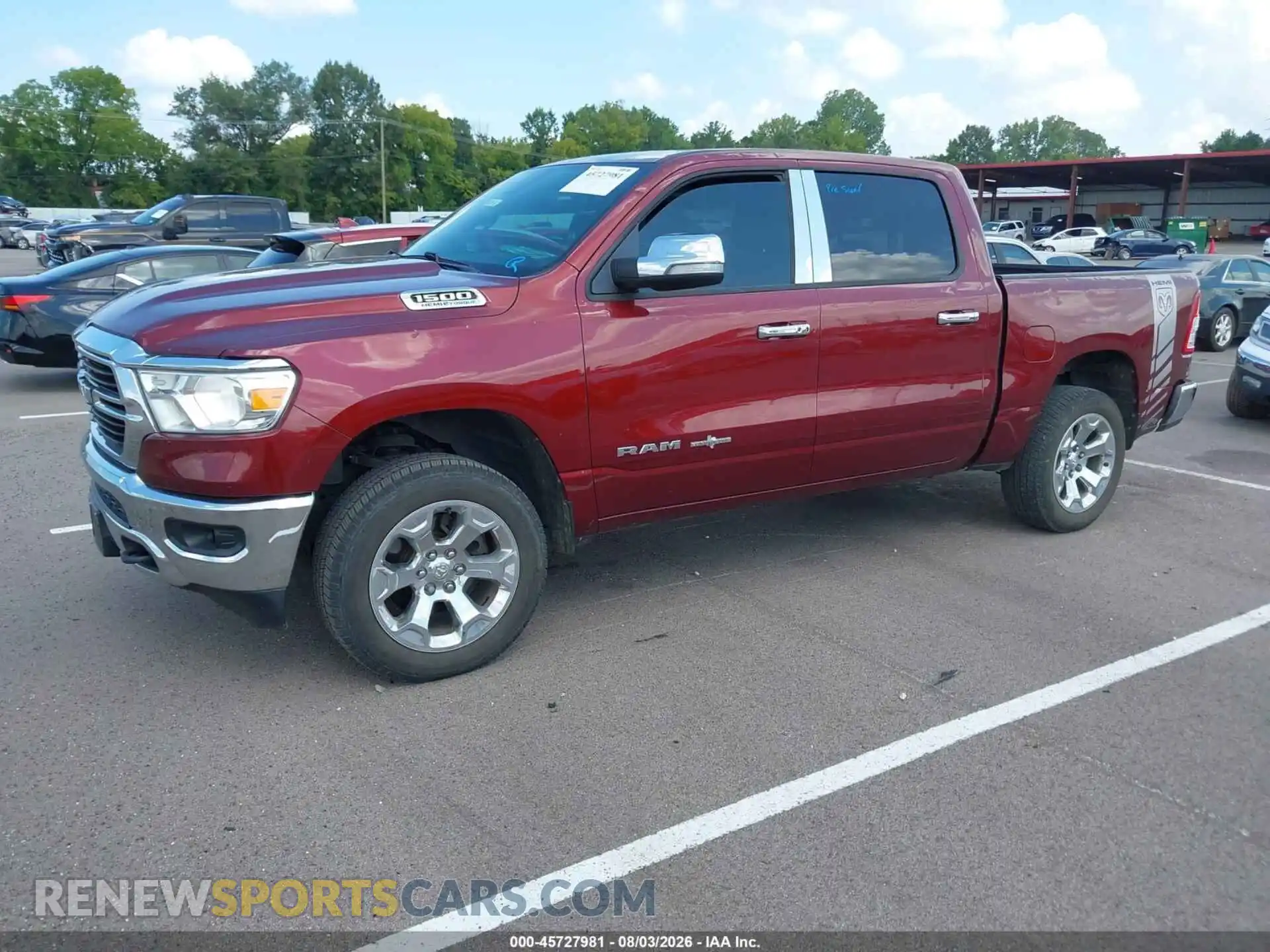 2 fotografías del automóvil dañado 1C6SRFFT3MN553468 RAM 1500 2021
