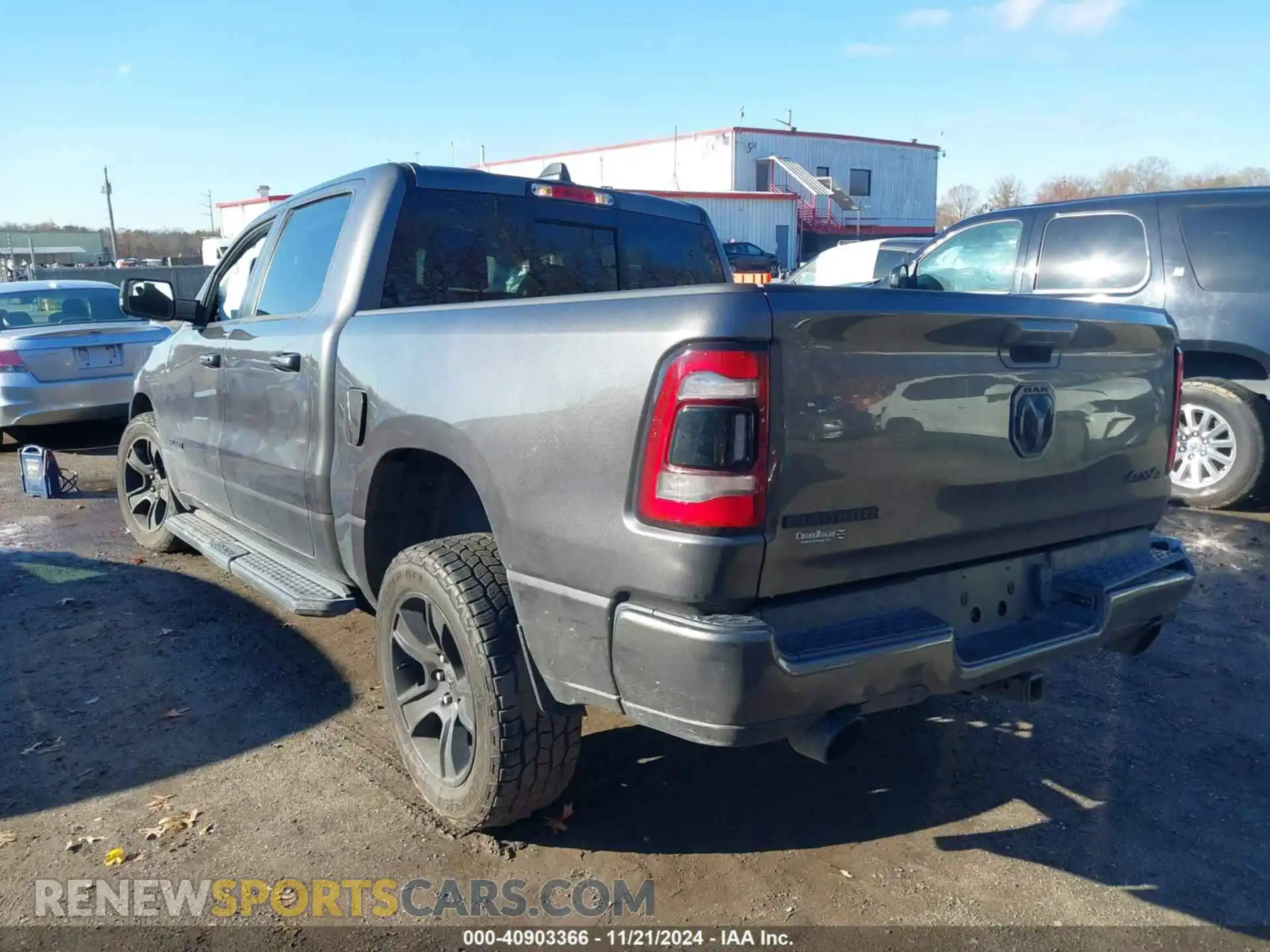 3 Photograph of a damaged car 1C6SRFFT3MN576023 RAM 1500 2021
