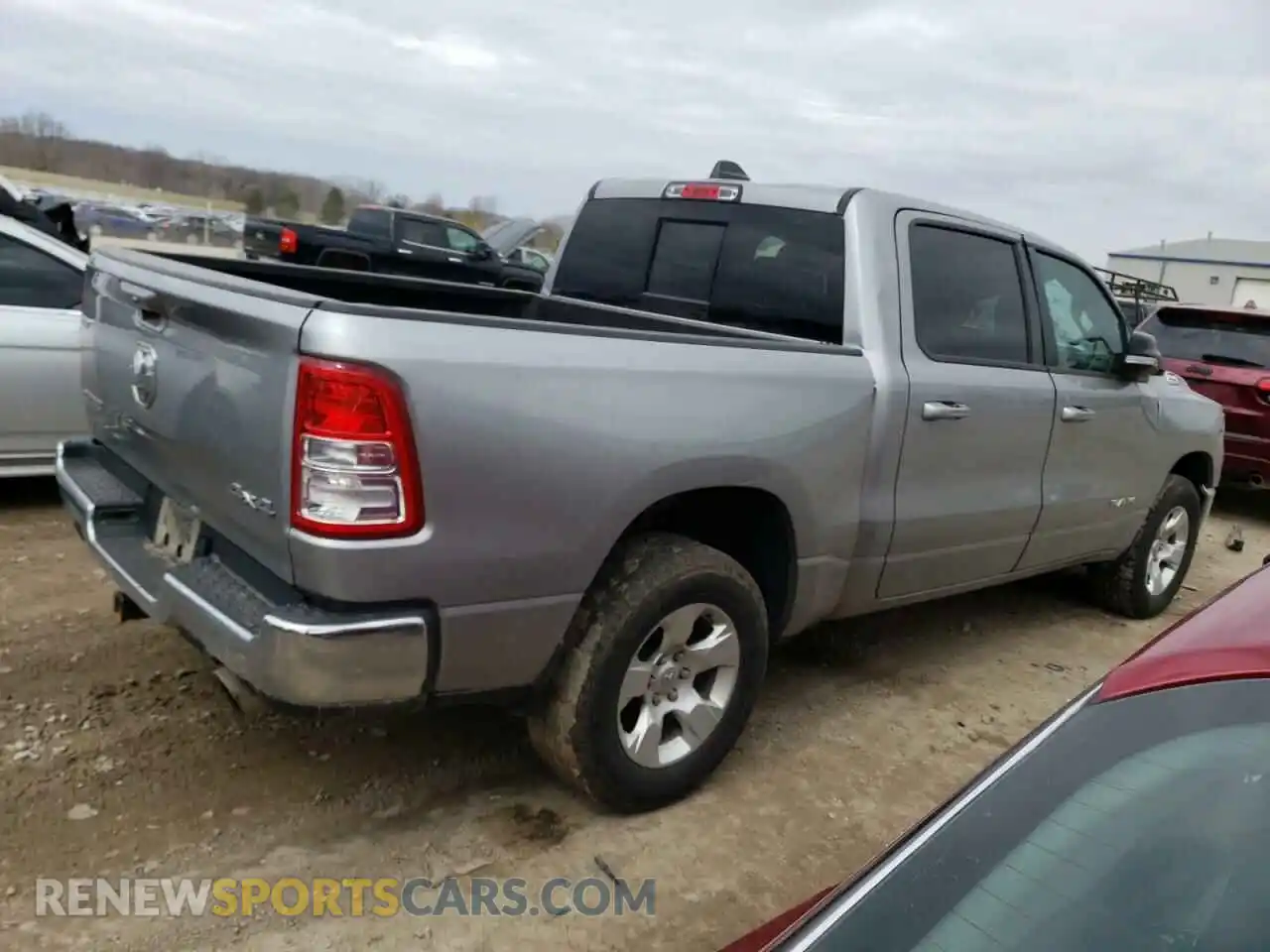 3 Photograph of a damaged car 1C6SRFFT3MN701635 RAM 1500 2021