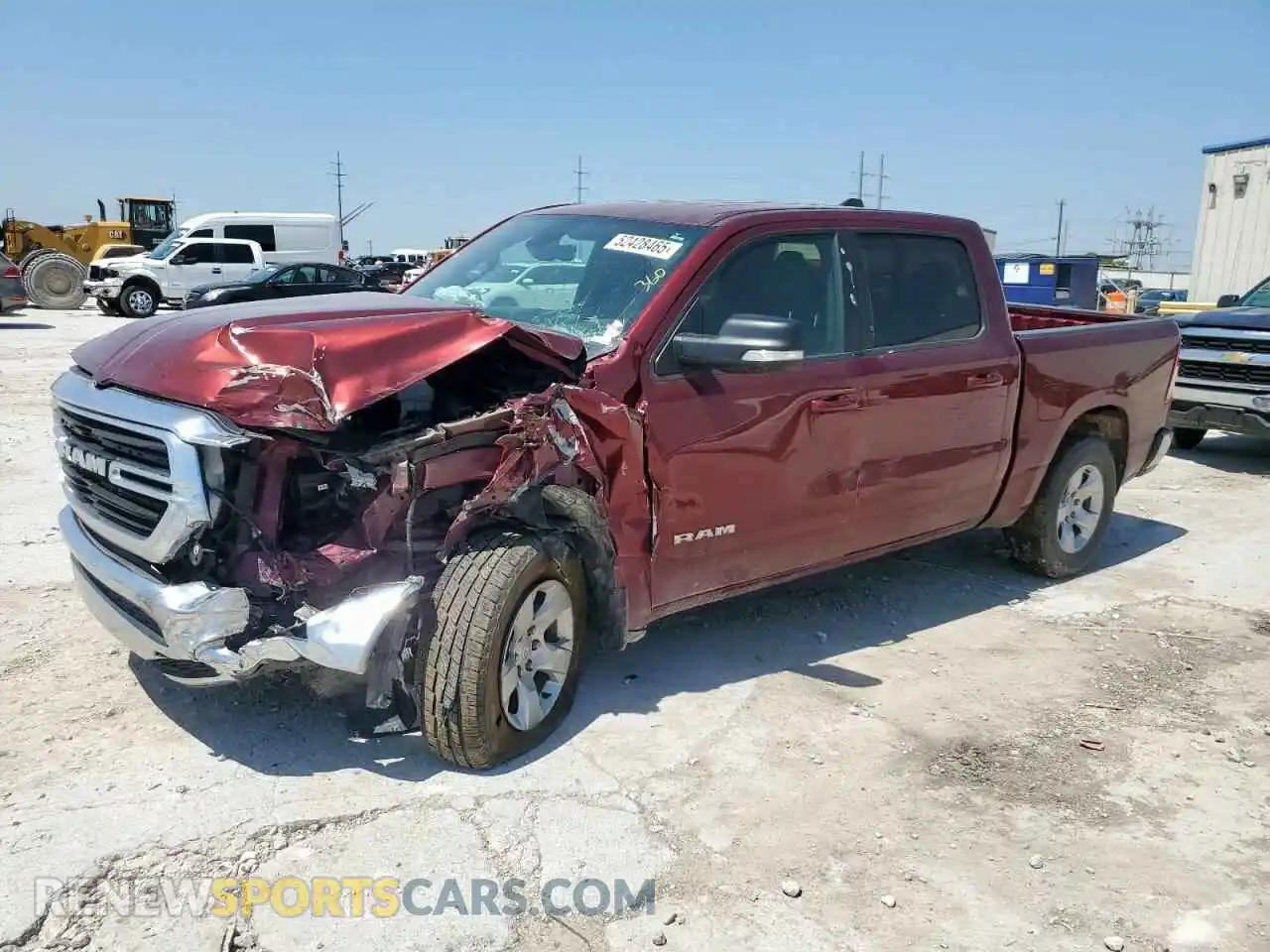1 fotografías del automóvil dañado 1C6SRFFT4MN520933 RAM 1500 2021