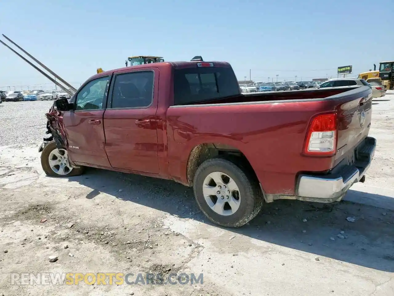 2 fotografías del automóvil dañado 1C6SRFFT4MN520933 RAM 1500 2021