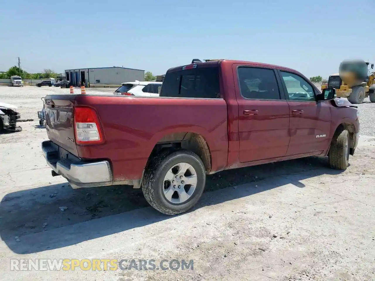 3 fotografías del automóvil dañado 1C6SRFFT4MN520933 RAM 1500 2021