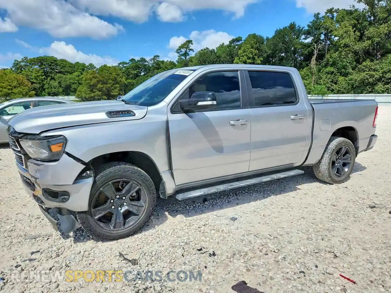 1 Photograph of a damaged car 1C6SRFFT4MN651117 RAM 1500 2021