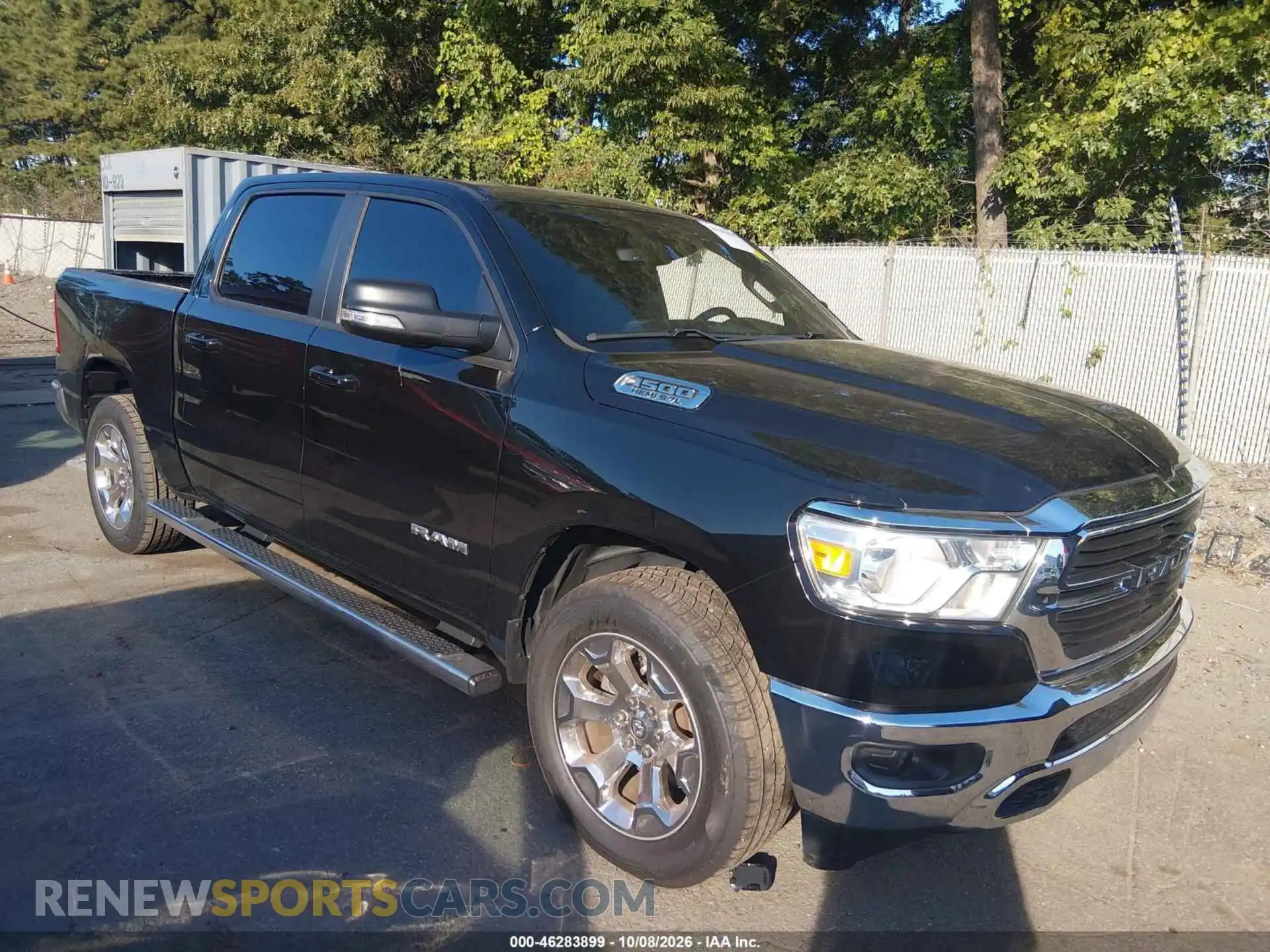 1 Photograph of a damaged car 1C6SRFFT4MN719772 RAM 1500 2021