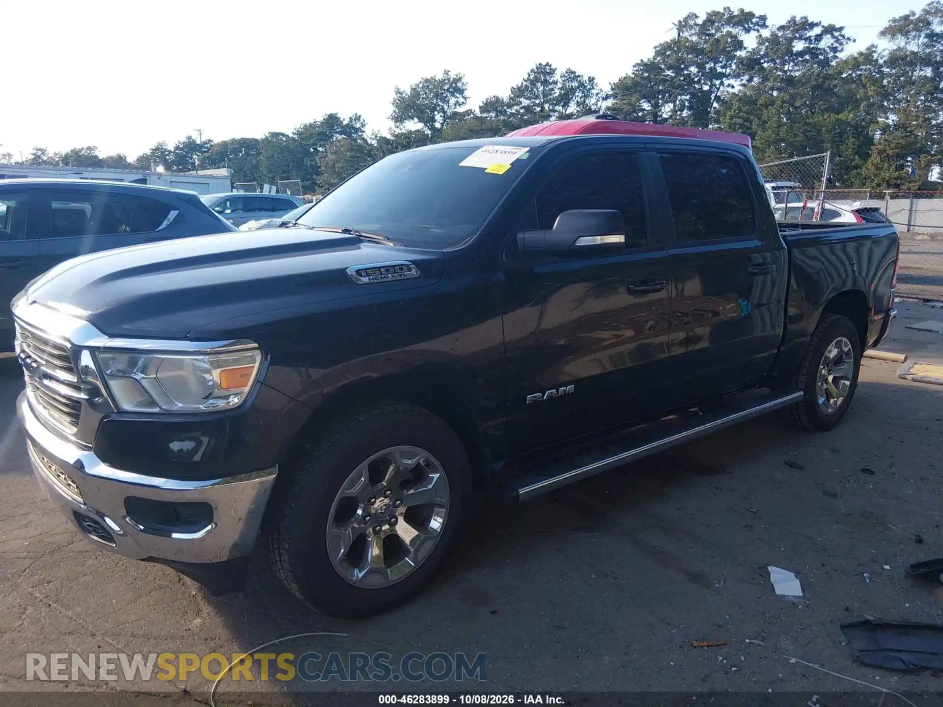 2 Photograph of a damaged car 1C6SRFFT4MN719772 RAM 1500 2021
