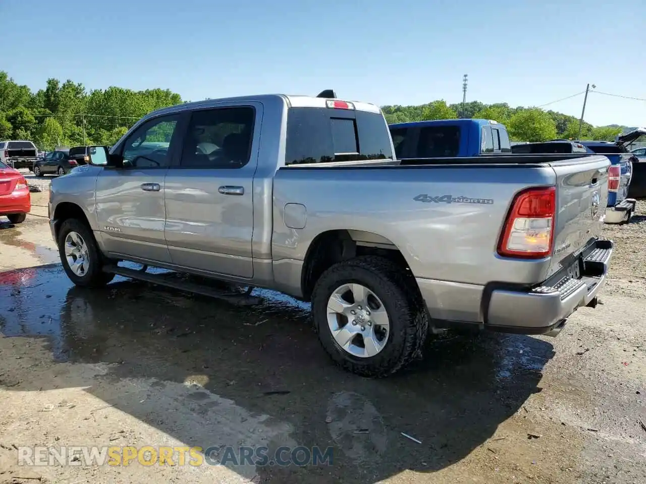 2 fotografías del automóvil dañado 1C6SRFFT4MN773248 RAM 1500 2021