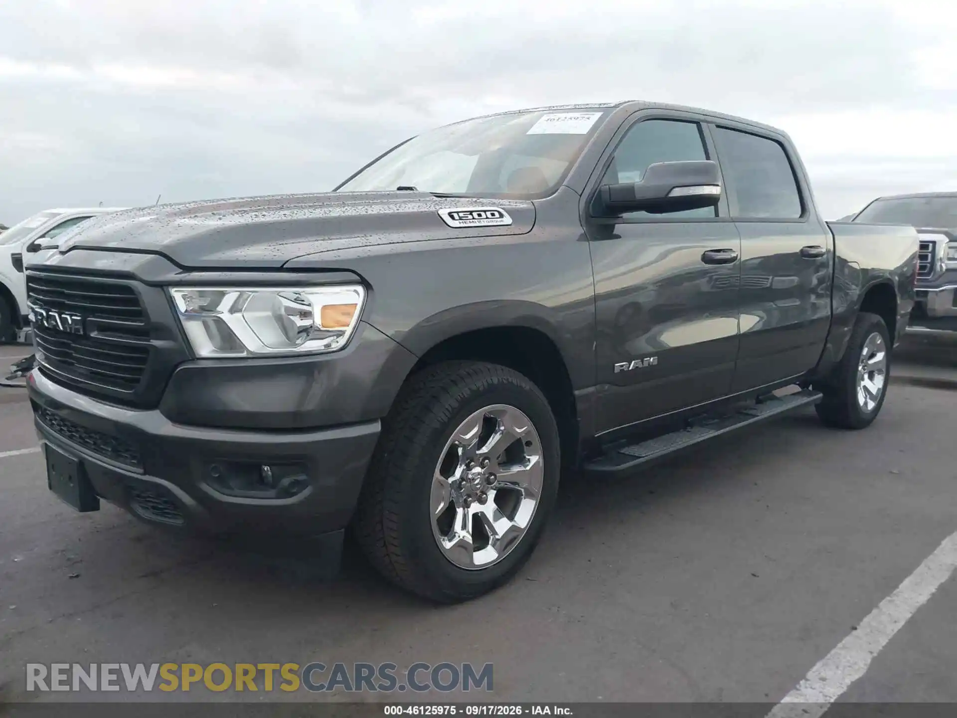 2 fotografías del automóvil dañado 1C6SRFFT5MN548188 RAM 1500 2021