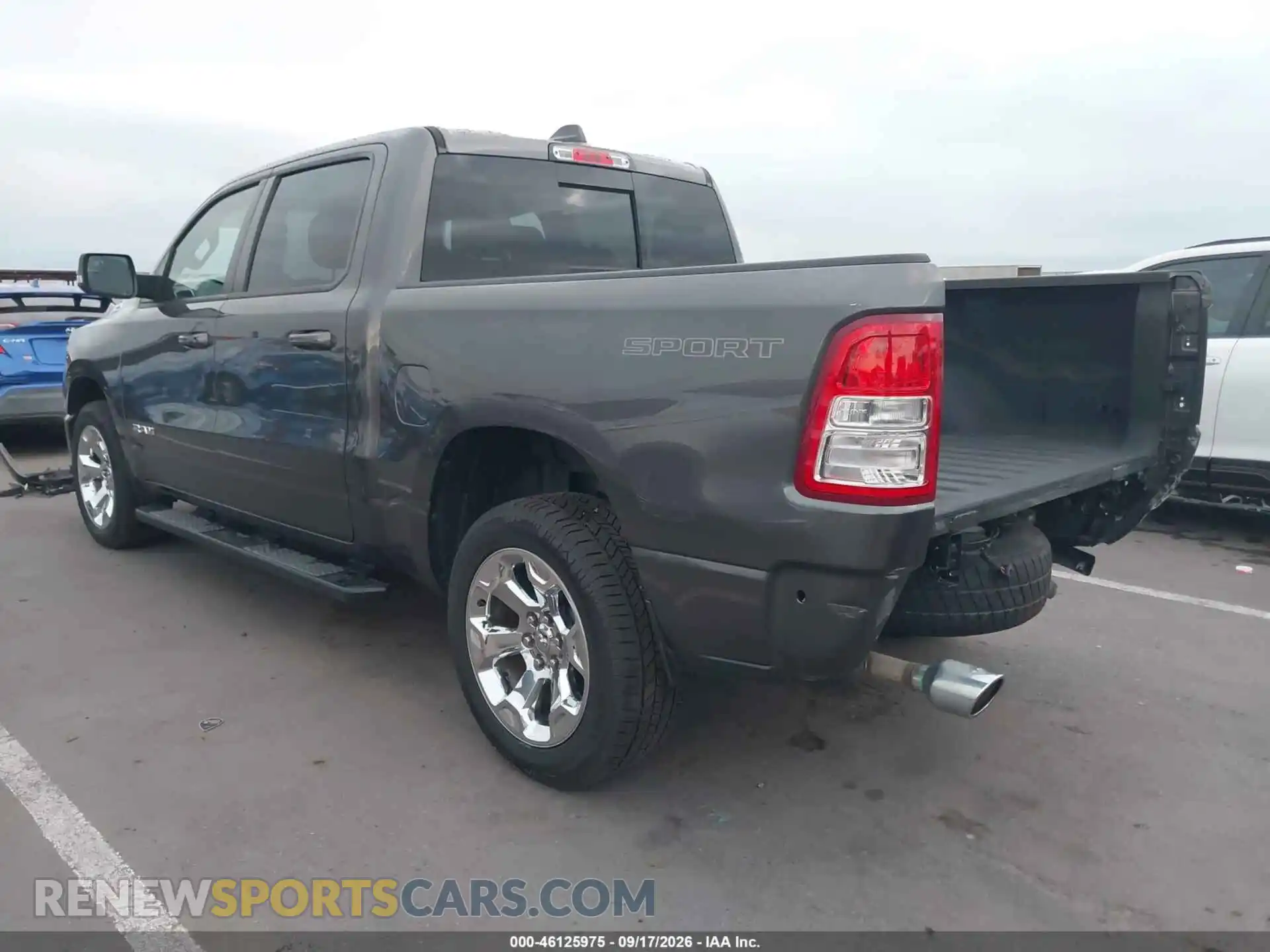 3 fotografías del automóvil dañado 1C6SRFFT5MN548188 RAM 1500 2021