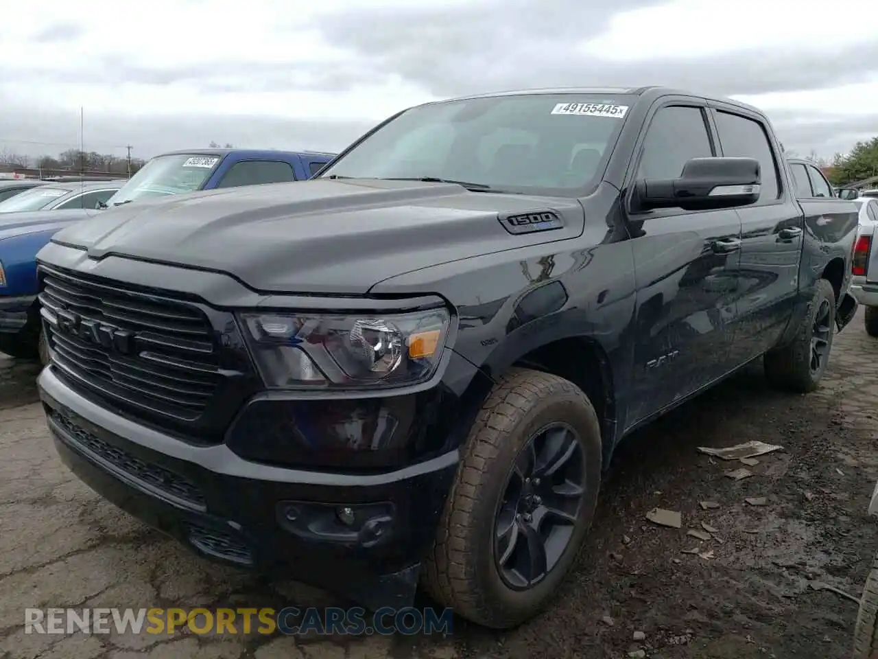 1 Photograph of a damaged car 1C6SRFFT5MN680464 RAM 1500 2021