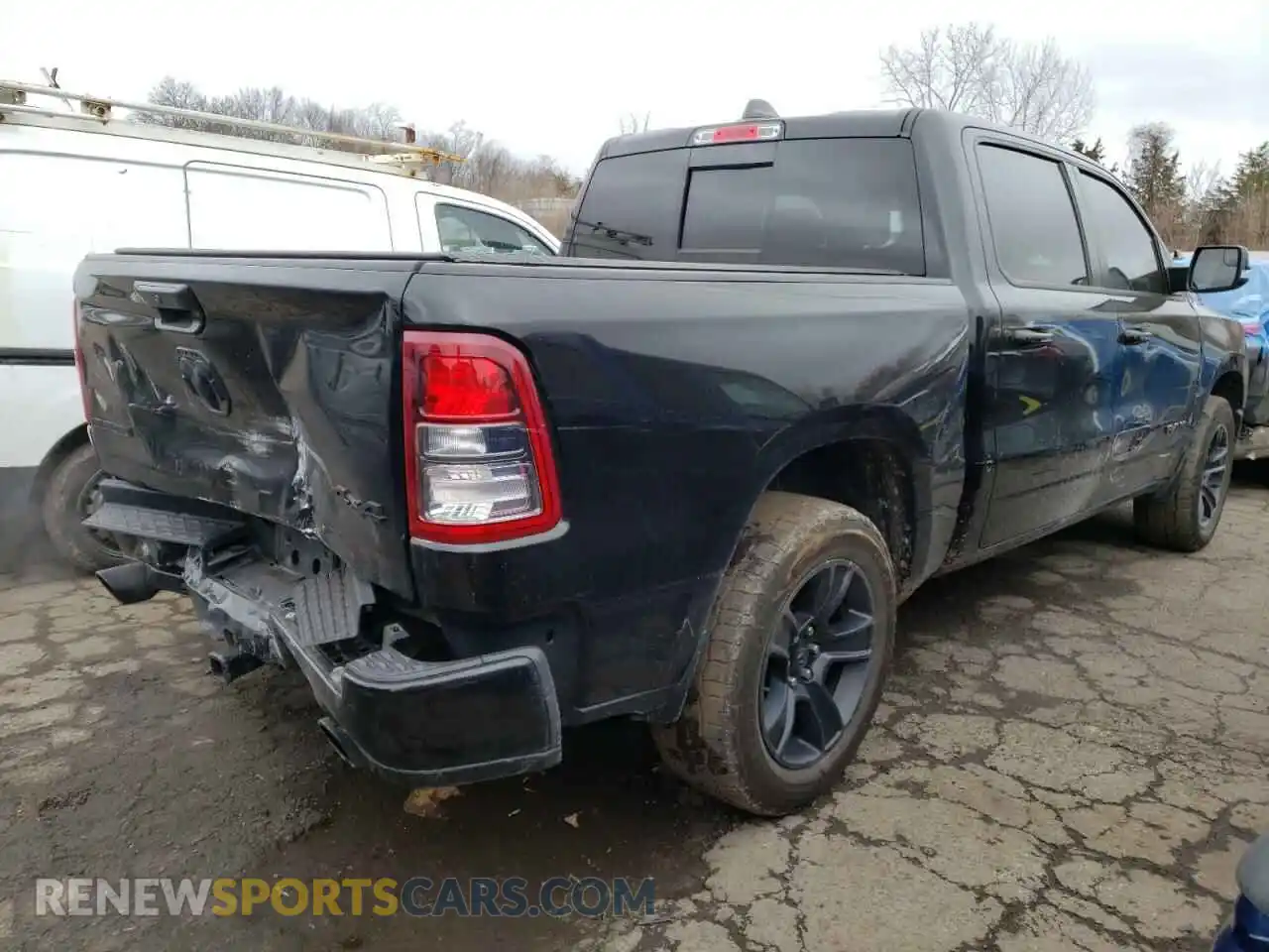 3 Photograph of a damaged car 1C6SRFFT5MN680464 RAM 1500 2021