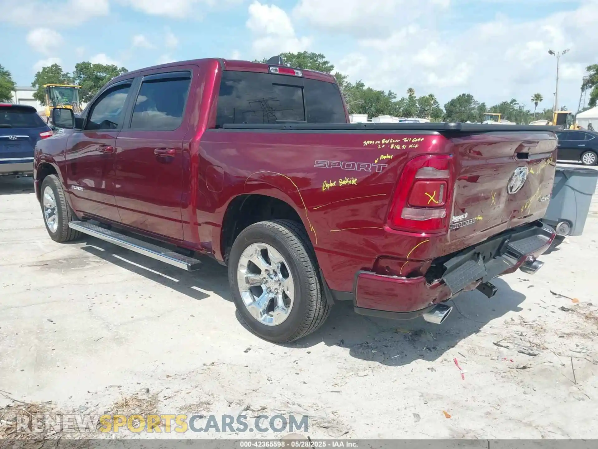 3 Photograph of a damaged car 1C6SRFFT6MN533571 RAM 1500 2021