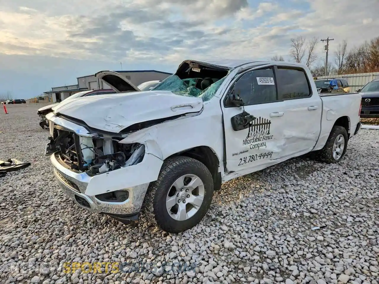 1 Фотография поврежденного автомобиля 1C6SRFFT6MN553173 RAM 1500 2021