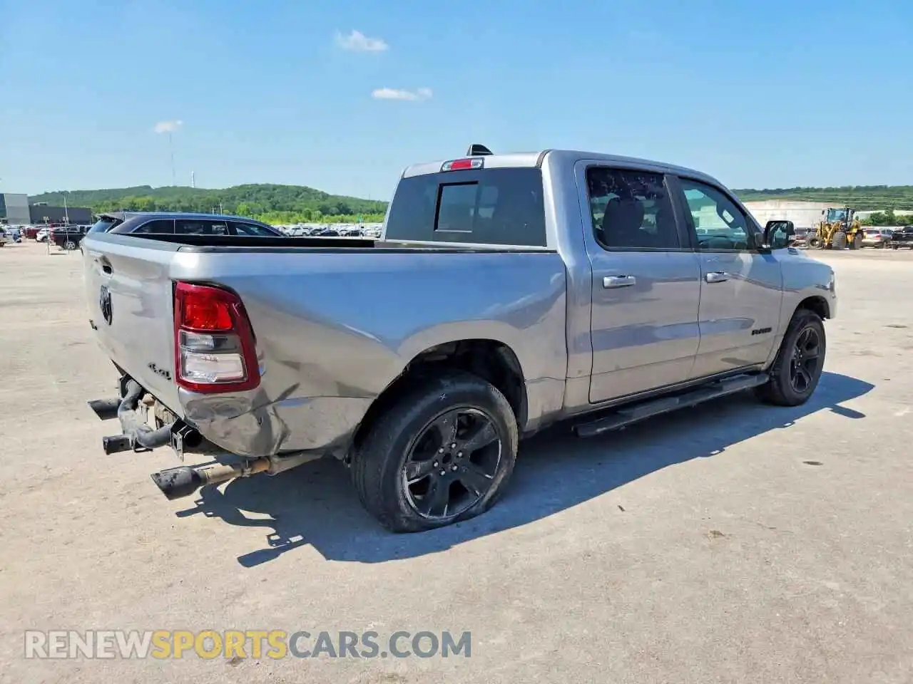 3 Photograph of a damaged car 1C6SRFFT6MN730109 RAM 1500 2021