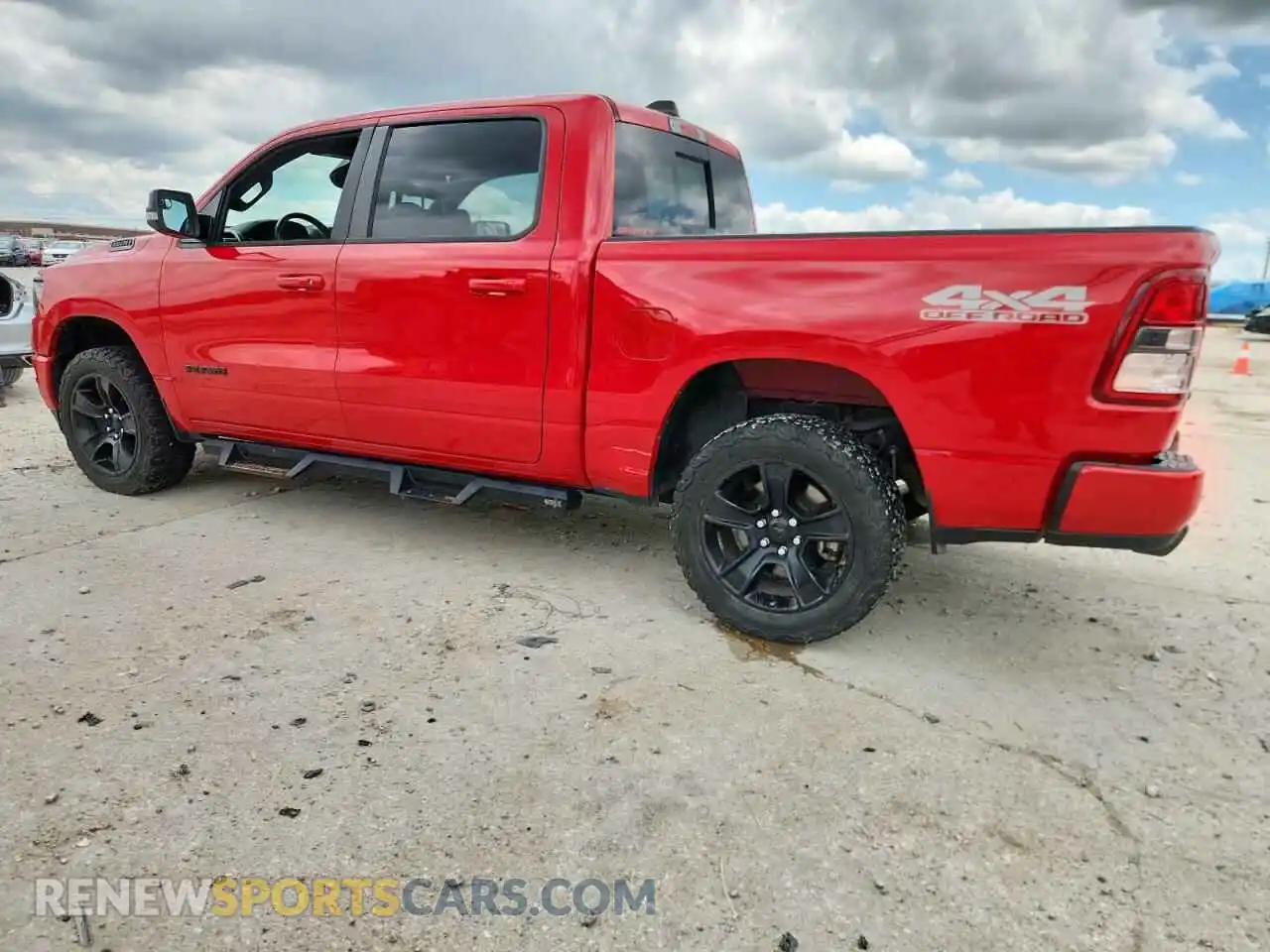 2 Photograph of a damaged car 1C6SRFFT7MN565901 RAM 1500 2021