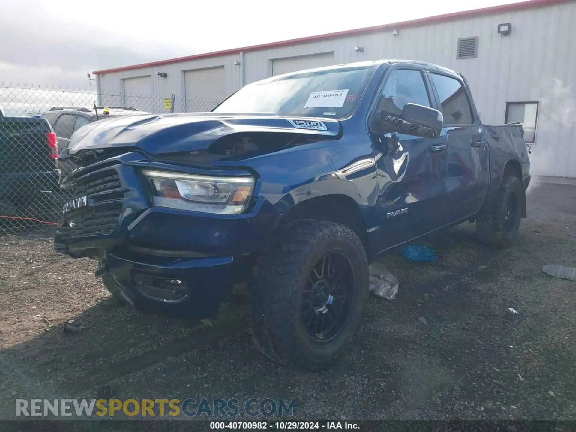 2 Photograph of a damaged car 1C6SRFFT7MN717949 RAM 1500 2021