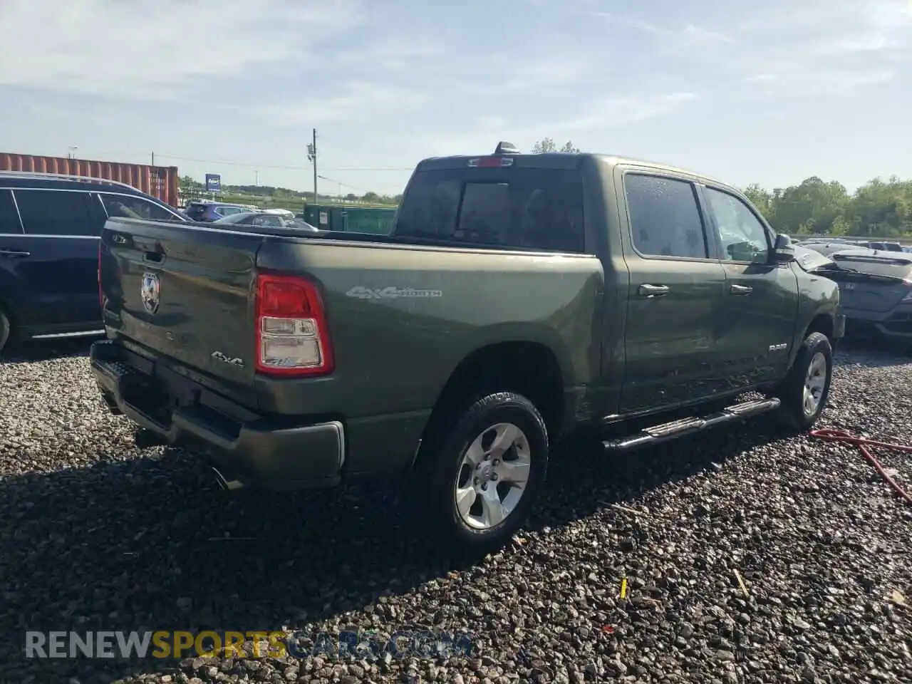 3 Photograph of a damaged car 1C6SRFFT8MN504931 RAM 1500 2021