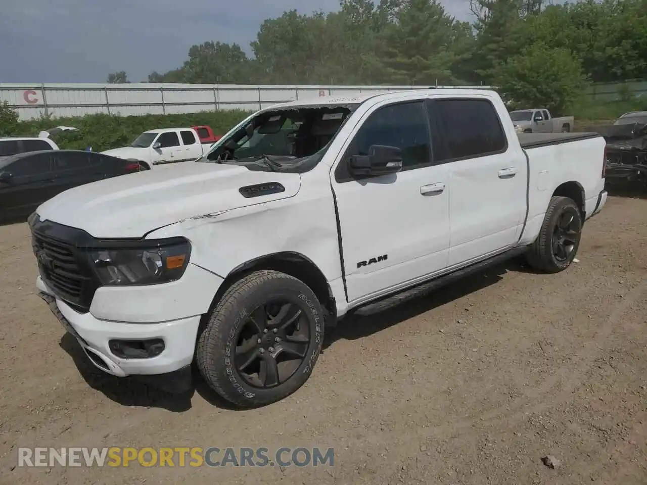 1 fotografías del automóvil dañado 1C6SRFFT8MN506730 RAM 1500 2021
