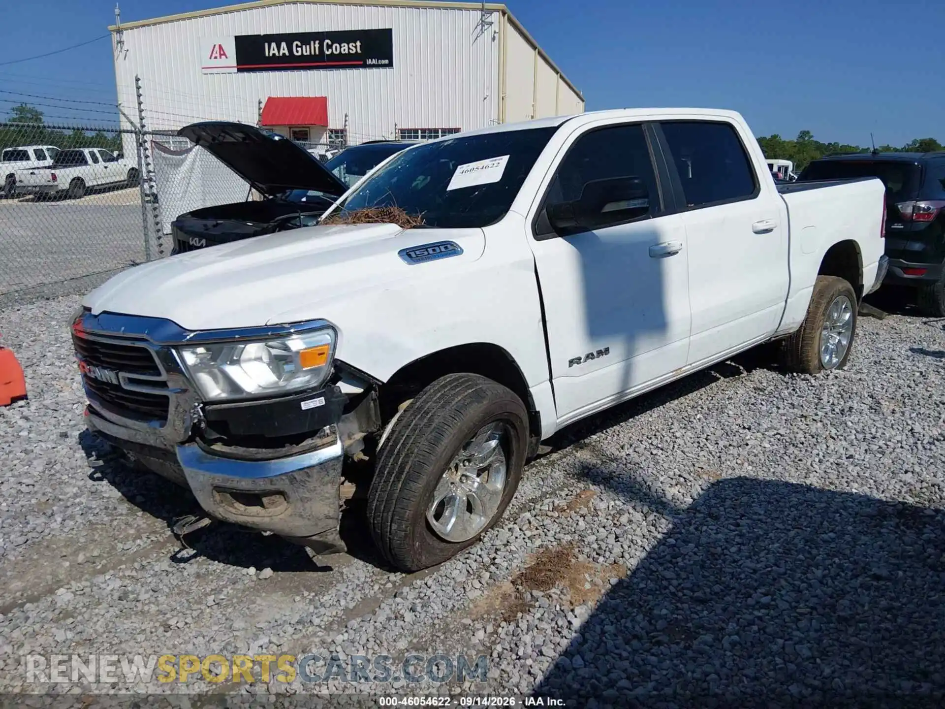 2 fotografías del automóvil dañado 1C6SRFFT8MN513256 RAM 1500 2021
