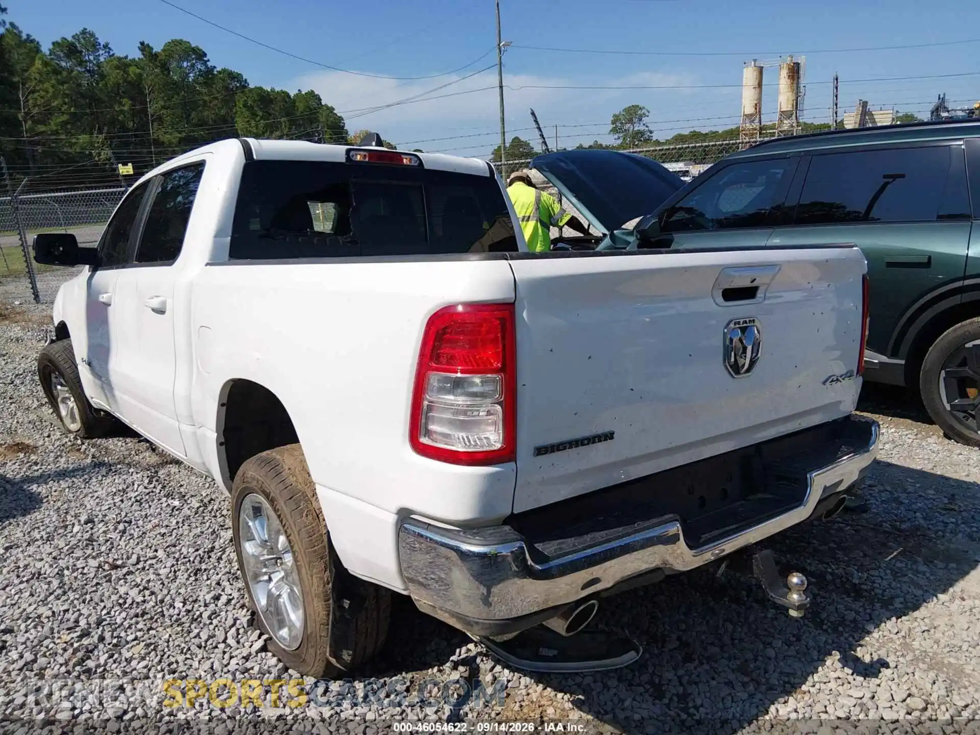 3 fotografías del automóvil dañado 1C6SRFFT8MN513256 RAM 1500 2021