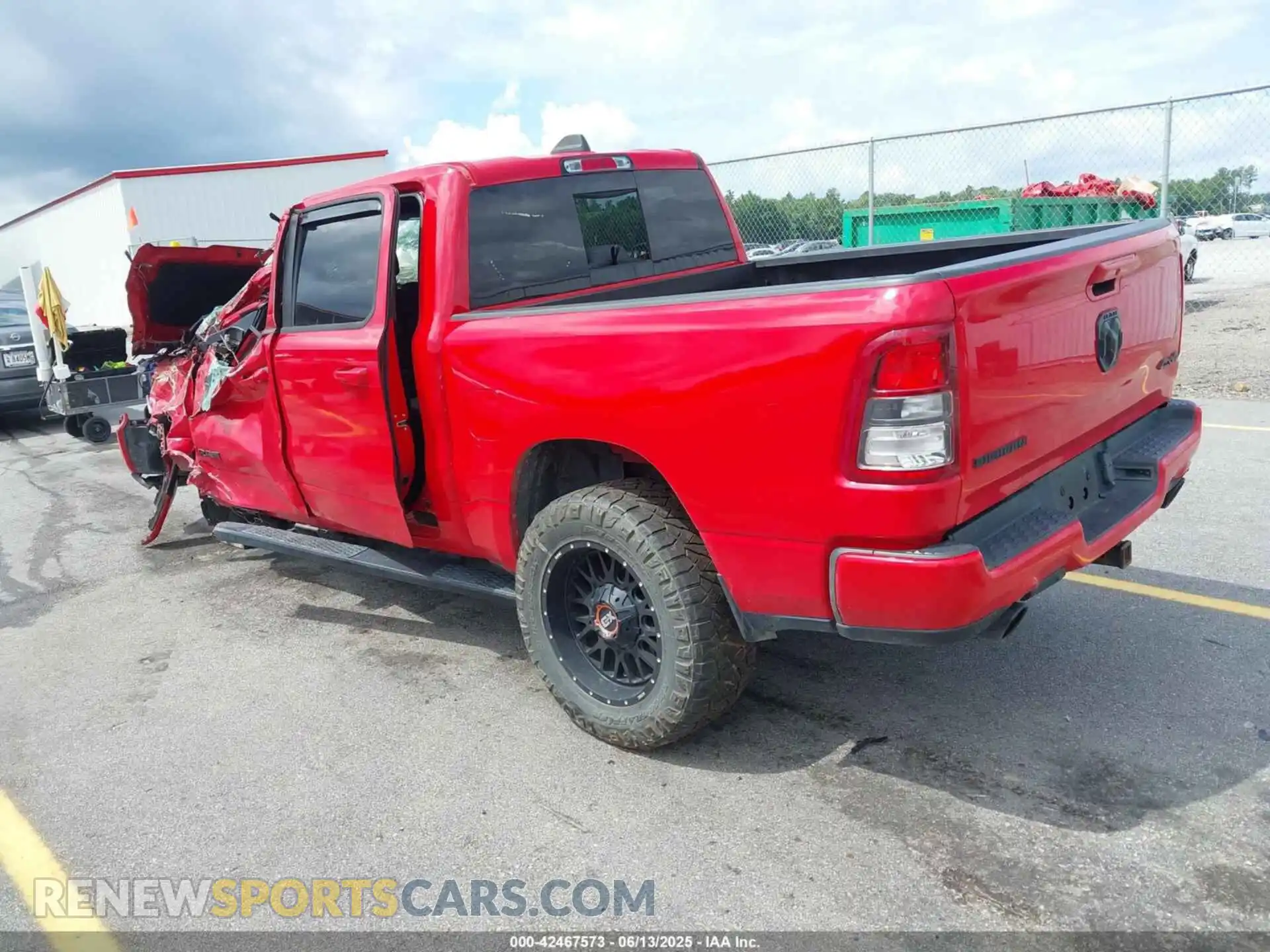 3 Photograph of a damaged car 1C6SRFFT8MN622915 RAM 1500 2021