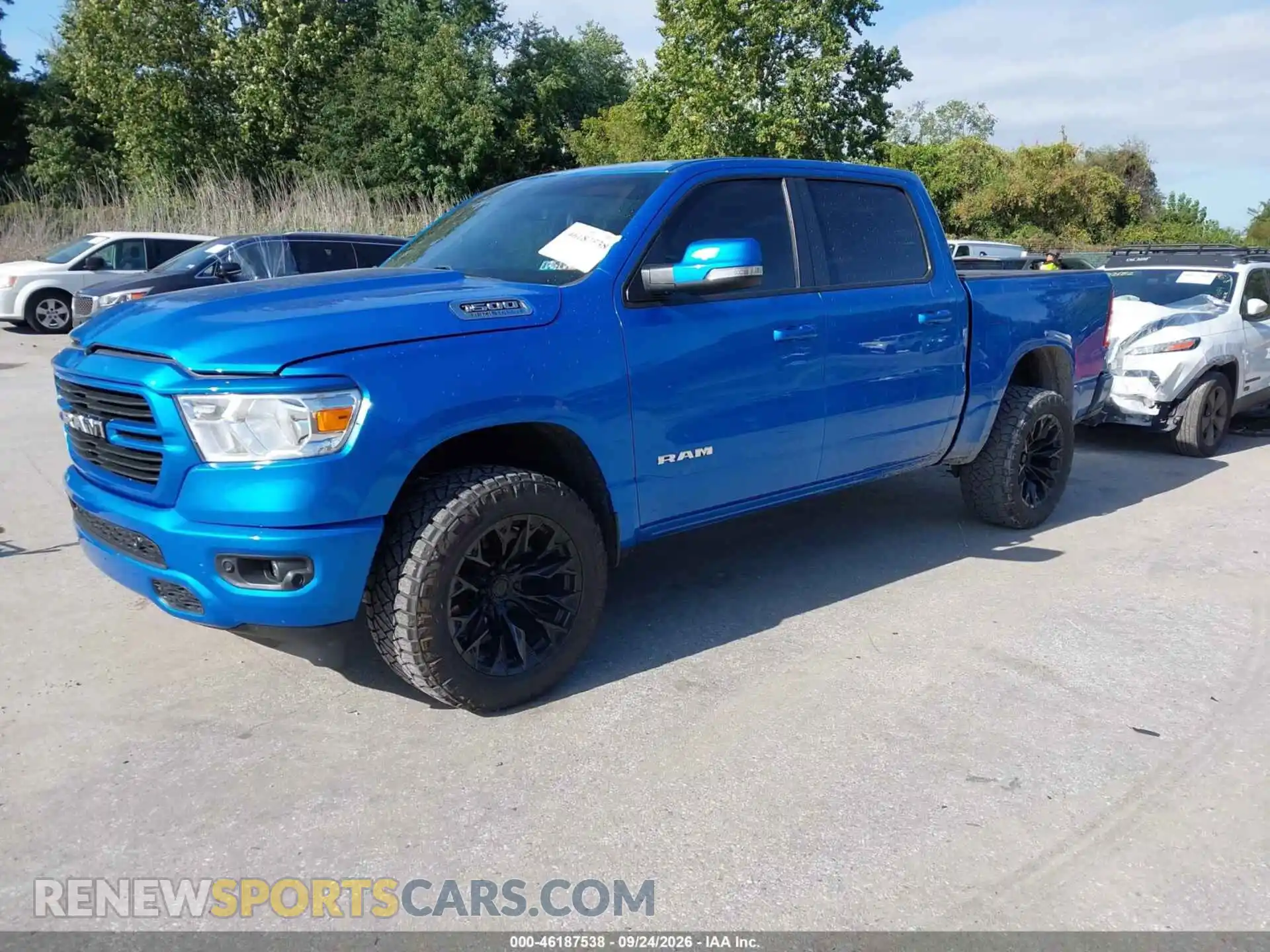 2 Photograph of a damaged car 1C6SRFFTXMN514568 RAM 1500 2021
