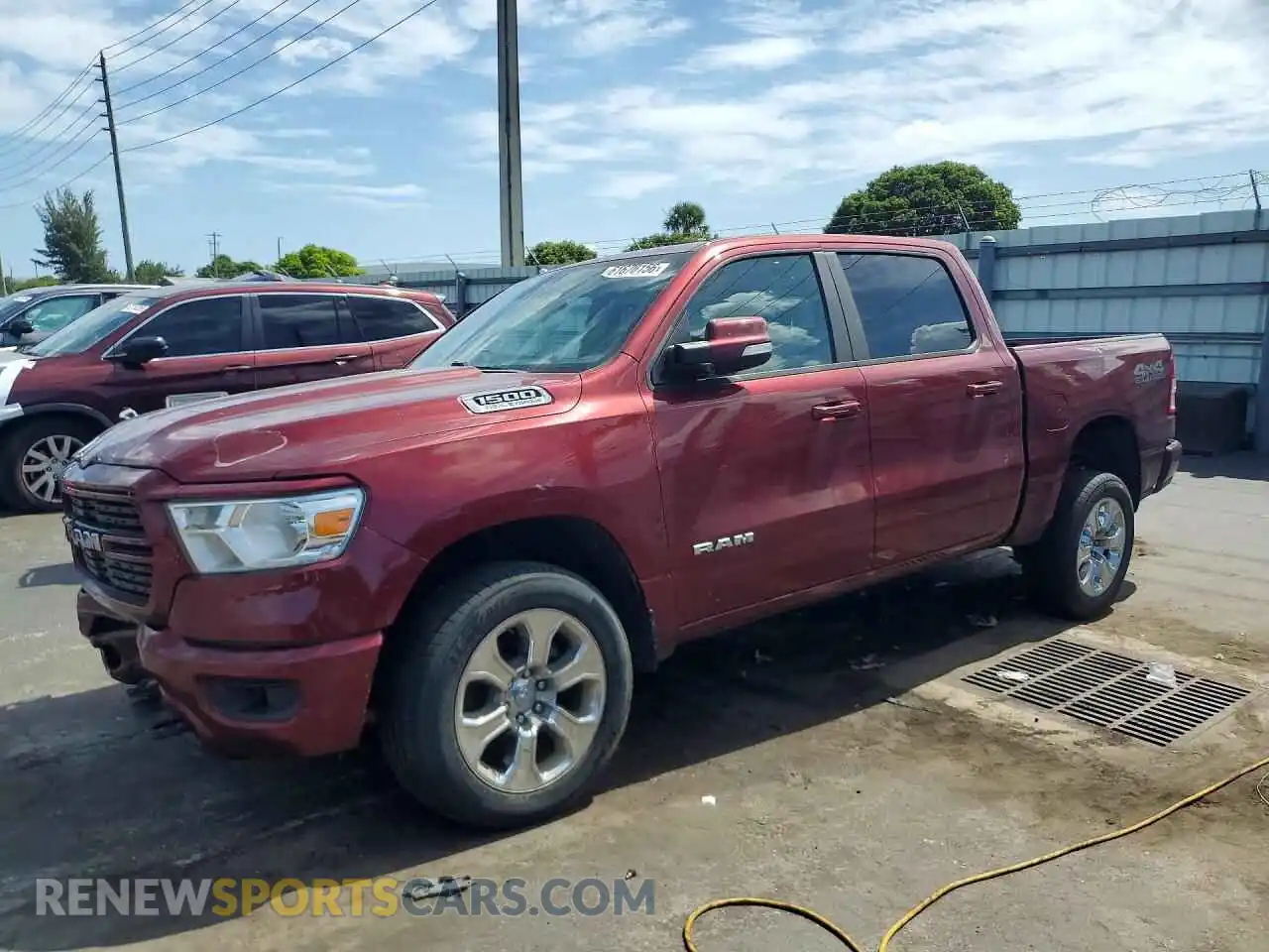 1 fotografías del automóvil dañado 1C6SRFFTXMN524856 RAM 1500 2021