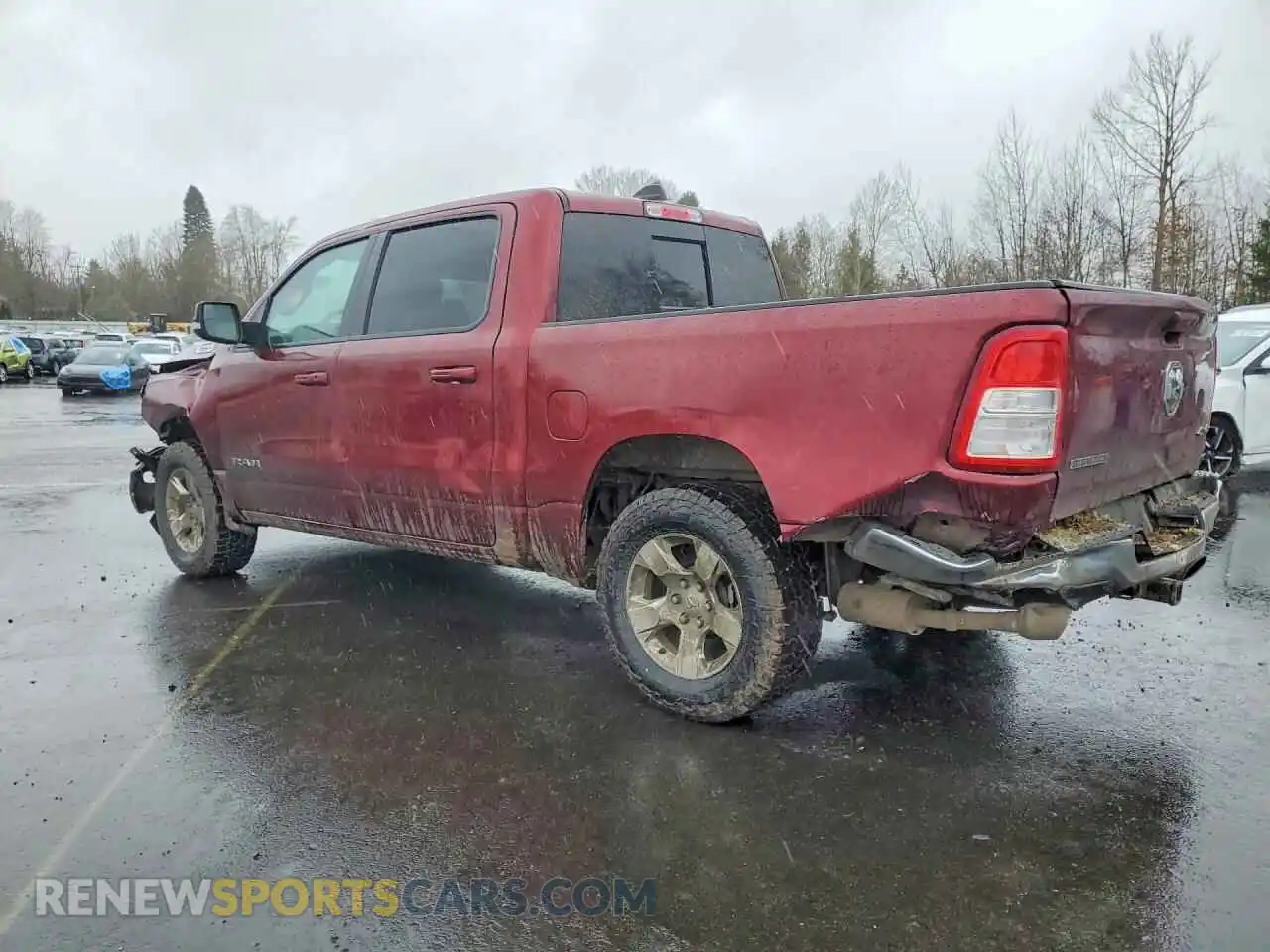 2 Фотография поврежденного автомобиля 1C6SRFFTXMN525487 RAM 1500 2021