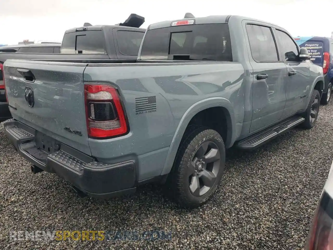 3 Фотография поврежденного автомобиля 1C6SRFFTXMN578545 RAM 1500 2021