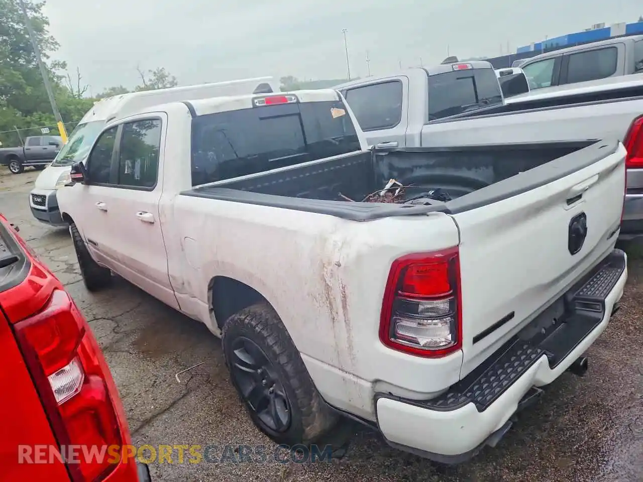 2 Photograph of a damaged car 1C6SRFFTXMN651316 RAM 1500 2021