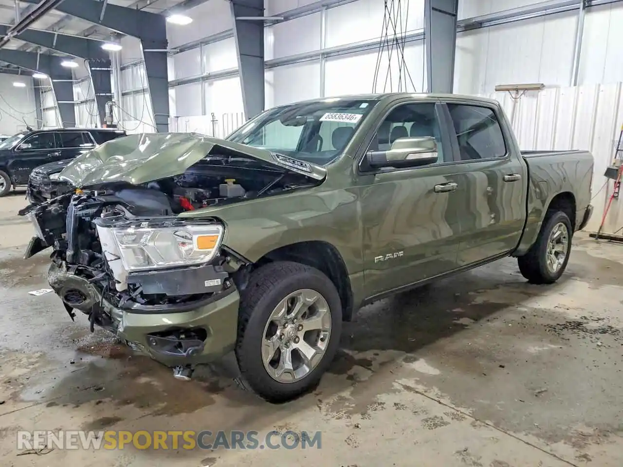 1 fotografías del automóvil dañado 1C6SRFFTXMN695610 RAM 1500 2021