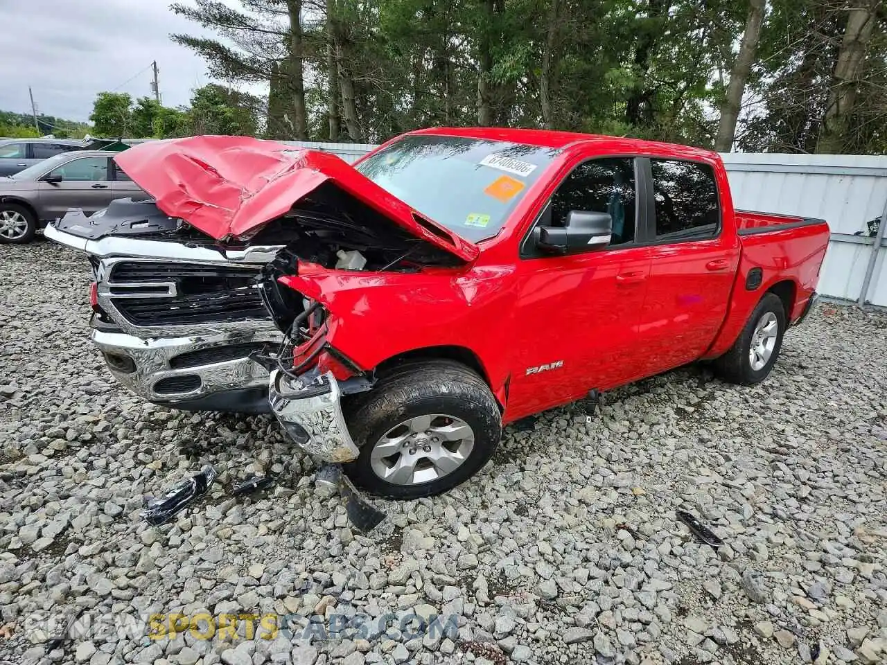 1 fotografías del automóvil dañado 1C6SRFFTXMN701910 RAM 1500 2021