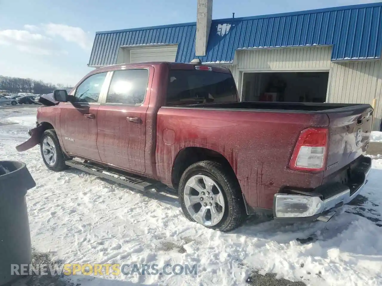 2 Photograph of a damaged car 1C6SRFFTXMN797148 RAM 1500 2021