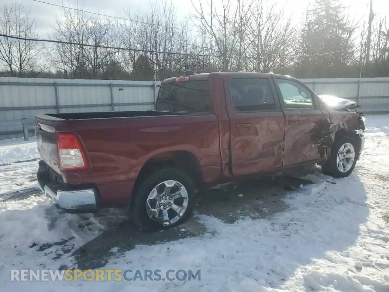 3 Photograph of a damaged car 1C6SRFFTXMN797148 RAM 1500 2021