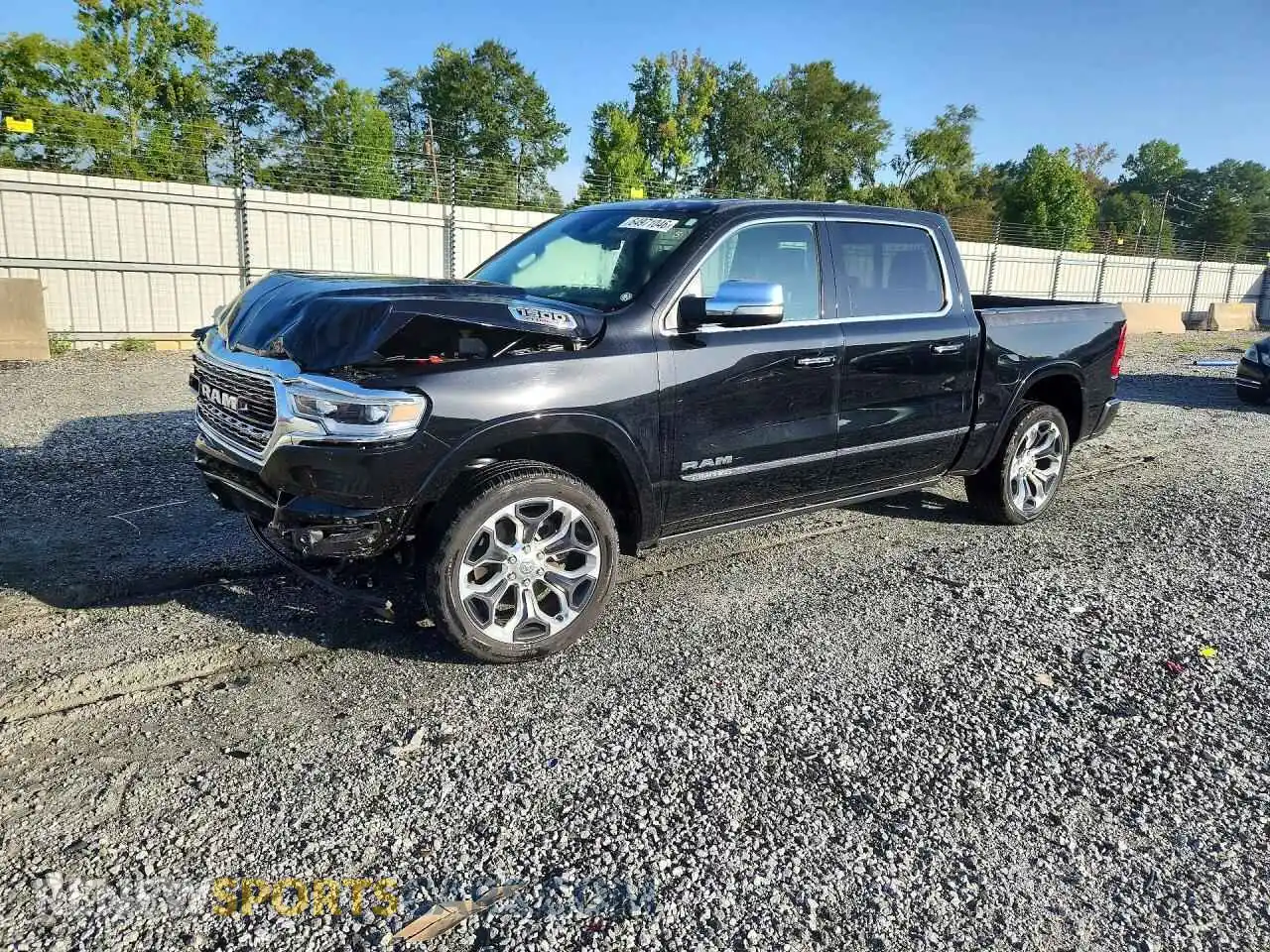 1 Photograph of a damaged car 1C6SRFHM0MN799707 RAM 1500 2021