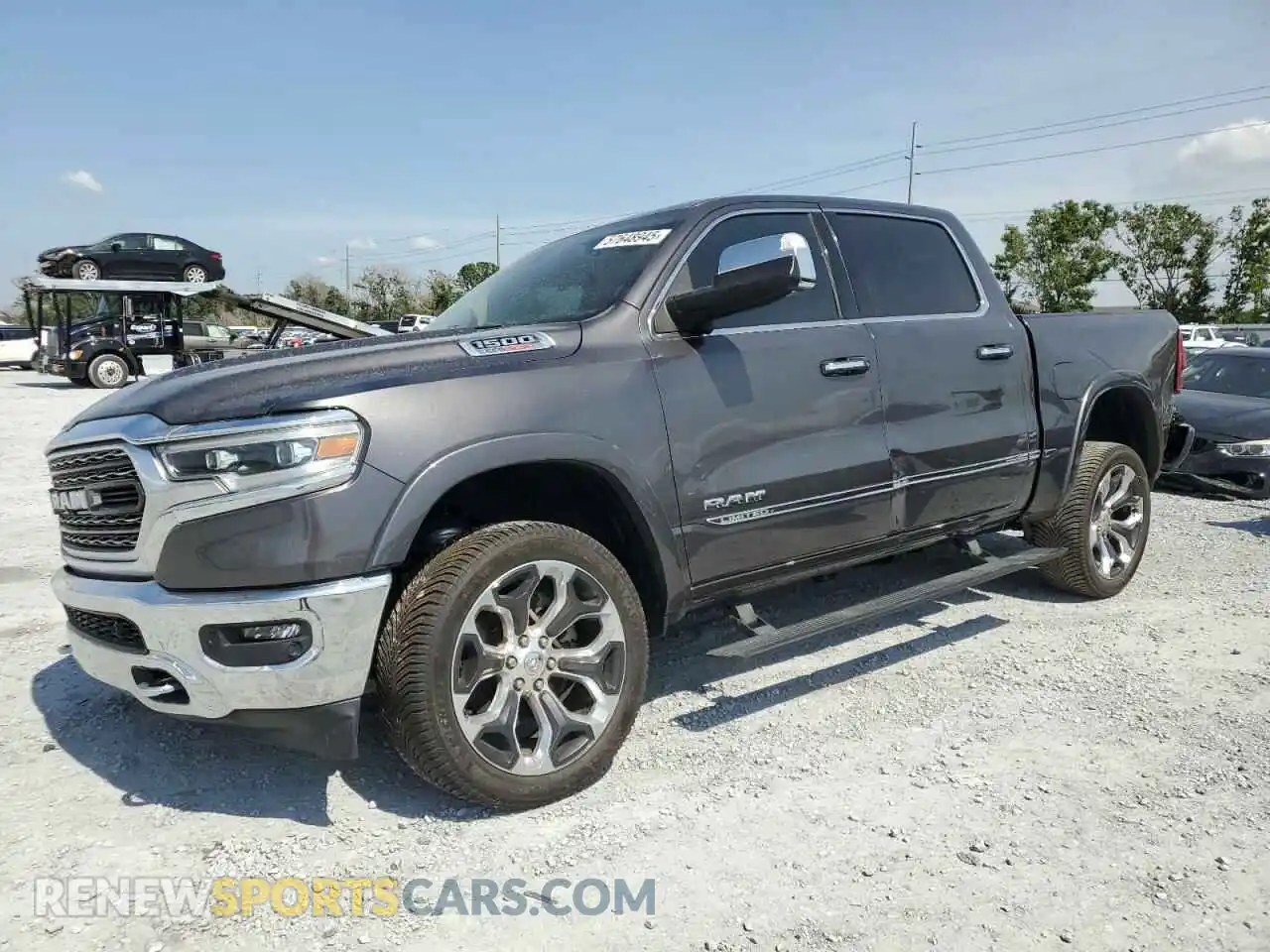 1 Photograph of a damaged car 1C6SRFHM2MN726144 RAM 1500 2021