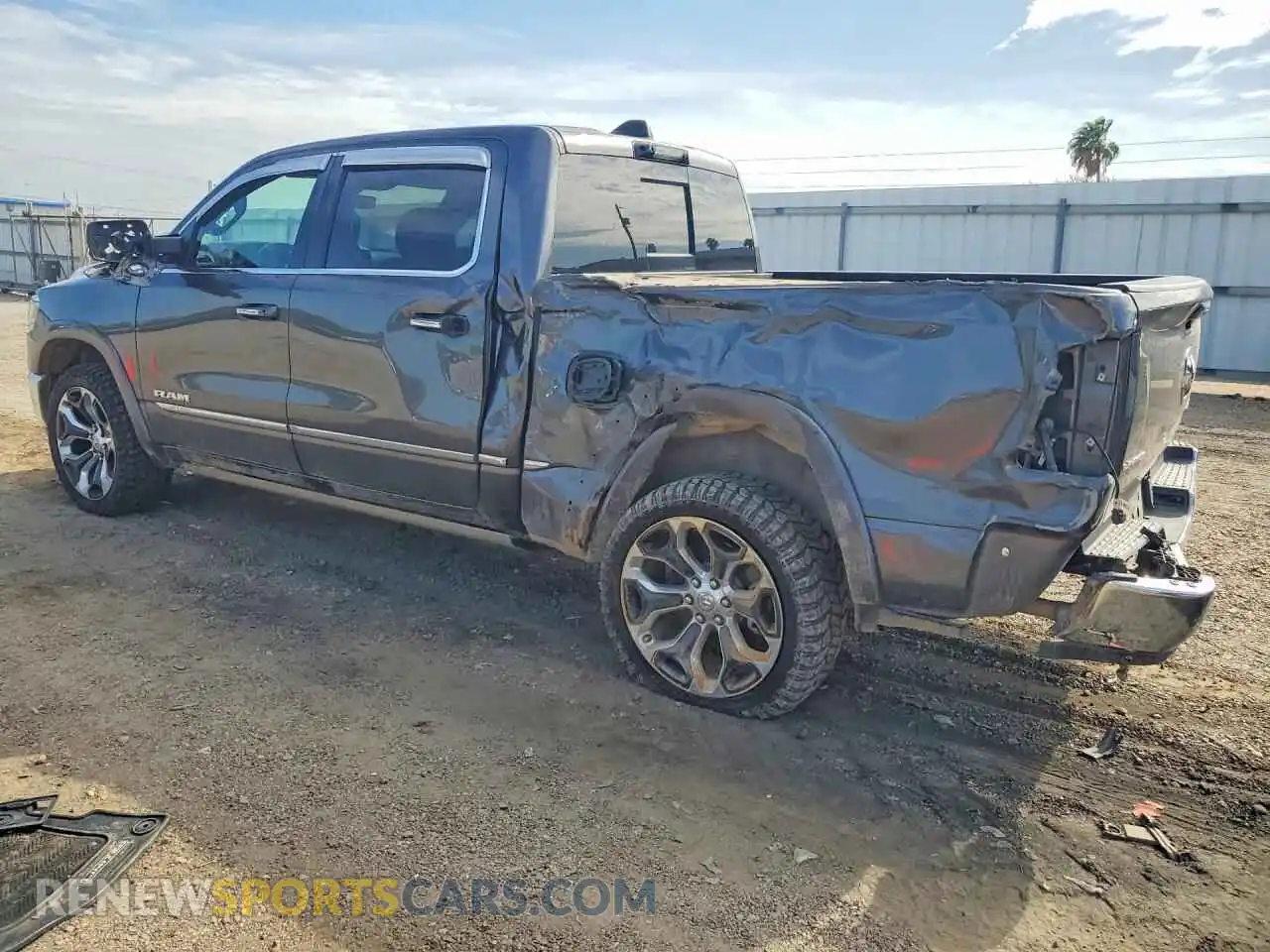 2 Photograph of a damaged car 1C6SRFHM7MN817524 RAM 1500 2021