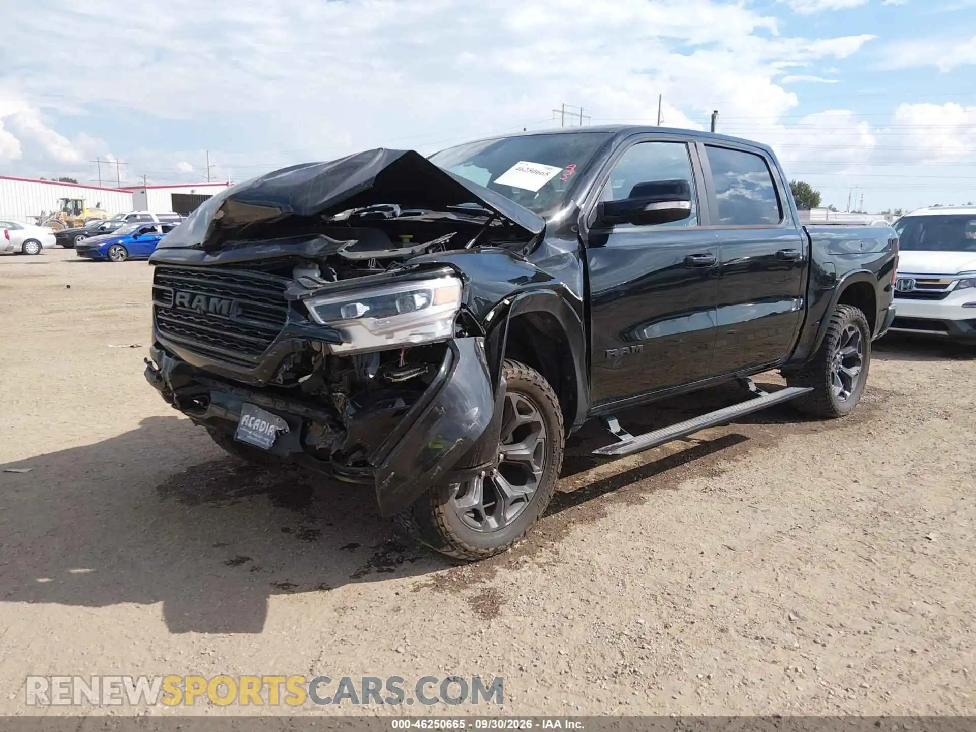 2 fotografías del automóvil dañado 1C6SRFHT2MN572560 RAM 1500 2021
