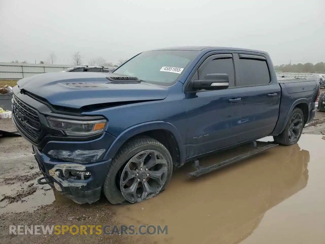 1 Photograph of a damaged car 1C6SRFHT3MN643300 RAM 1500 2021