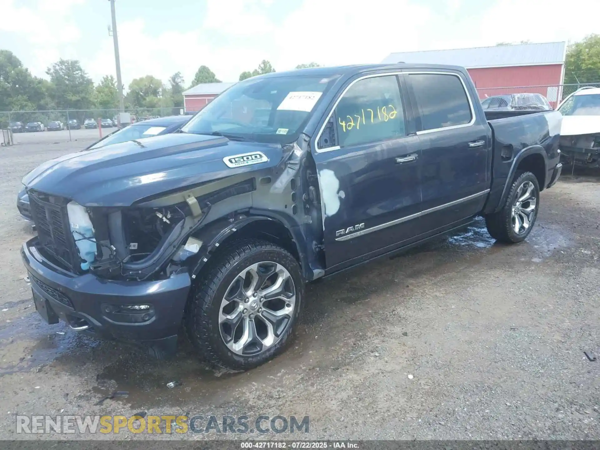 2 Photograph of a damaged car 1C6SRFHT4MN525904 RAM 1500 2021