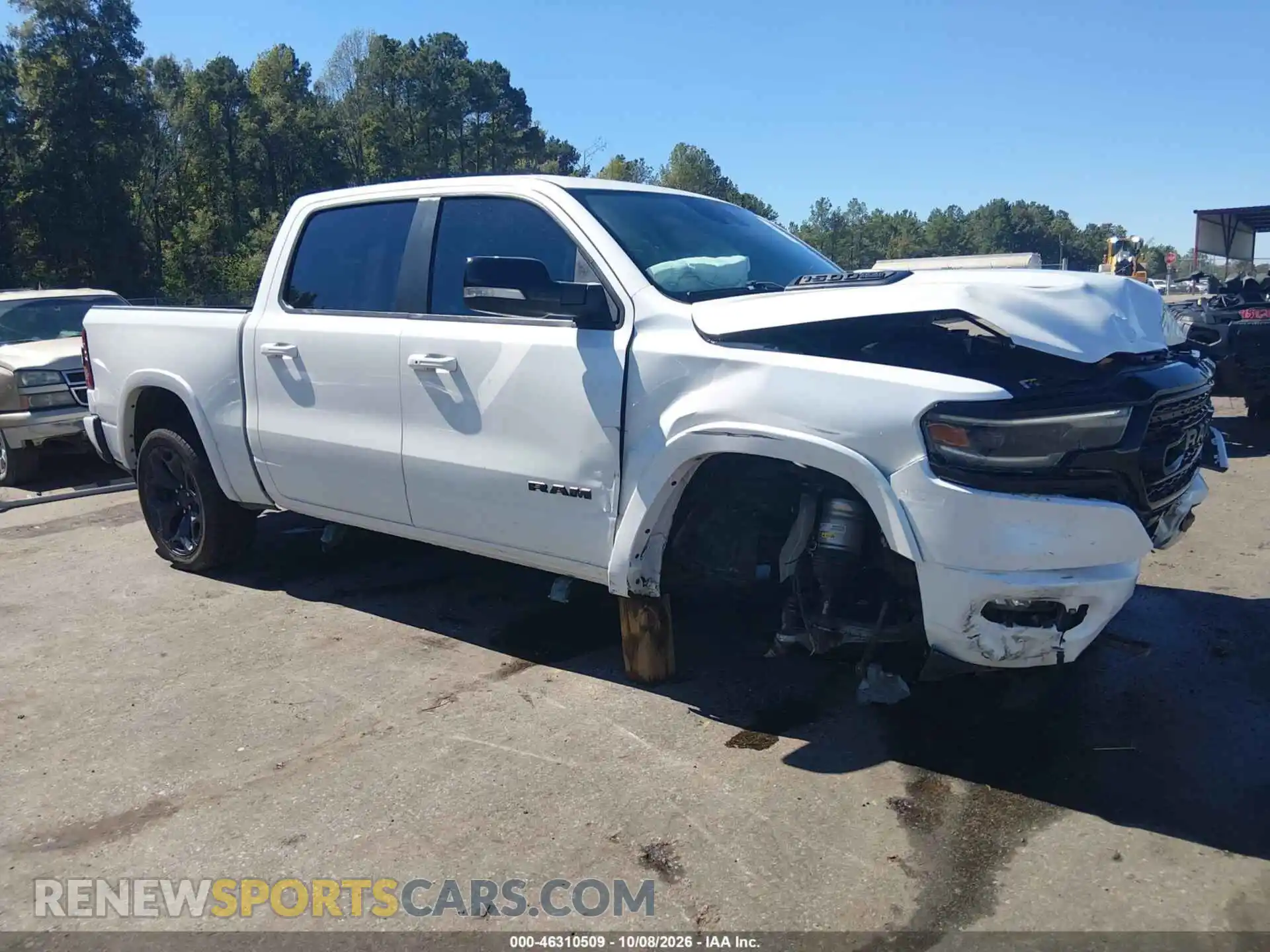 1 Photograph of a damaged car 1C6SRFHT6MN601591 RAM 1500 2021