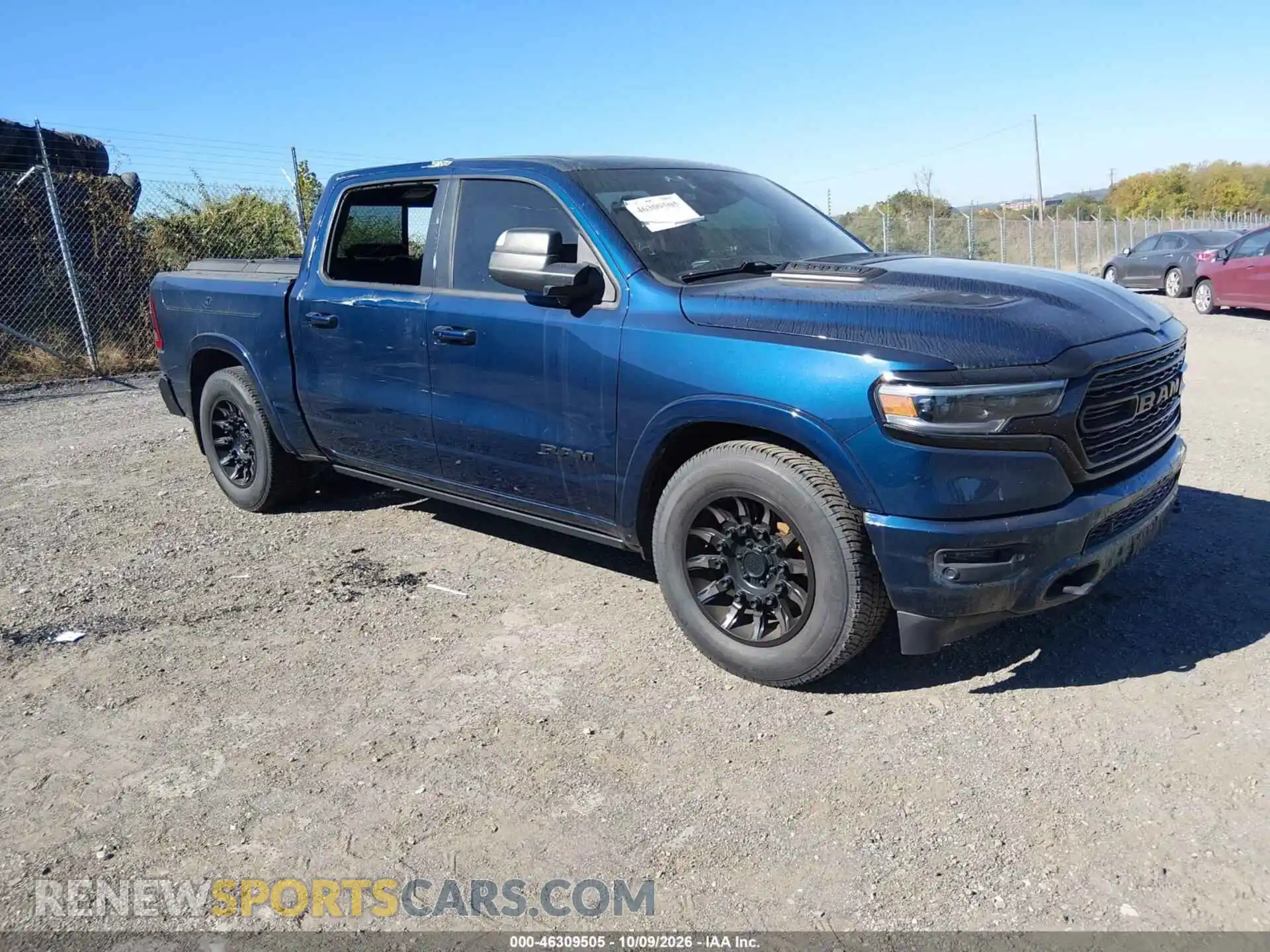 1 Photograph of a damaged car 1C6SRFHTXMN706389 RAM 1500 2021