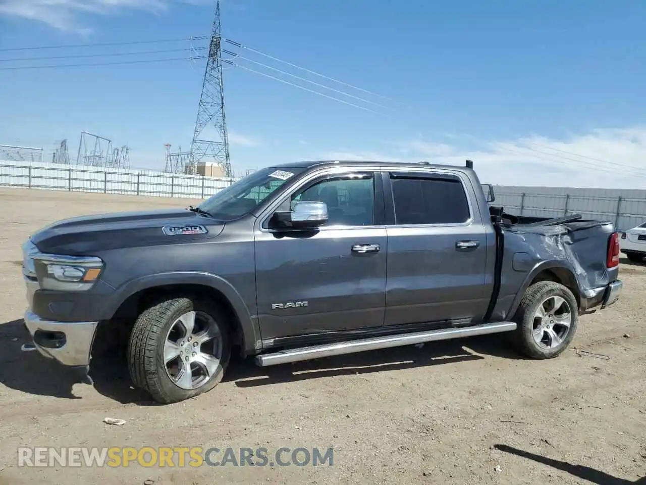 1 Photograph of a damaged car 1C6SRFJM0MN836037 RAM 1500 2021