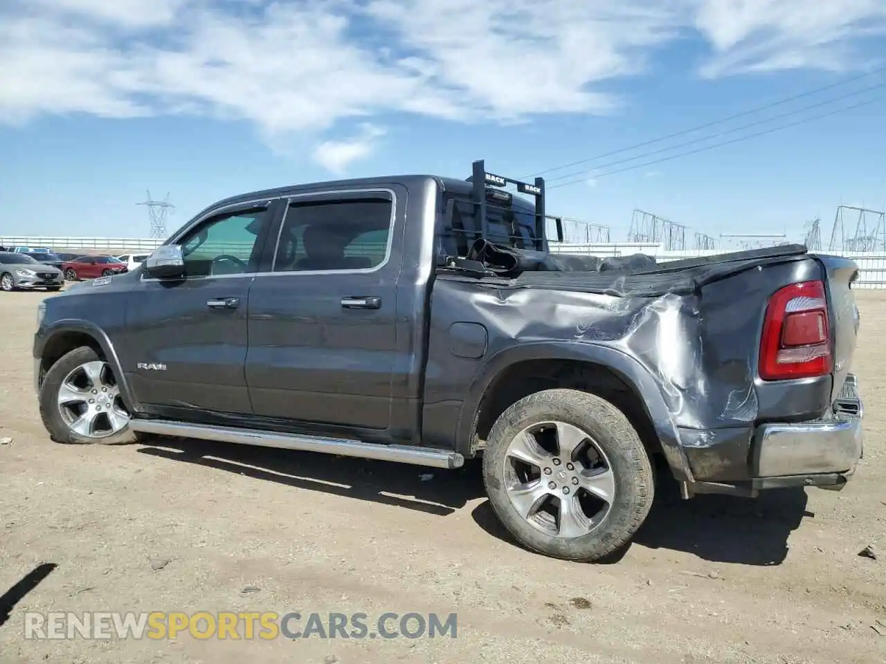 2 Photograph of a damaged car 1C6SRFJM0MN836037 RAM 1500 2021