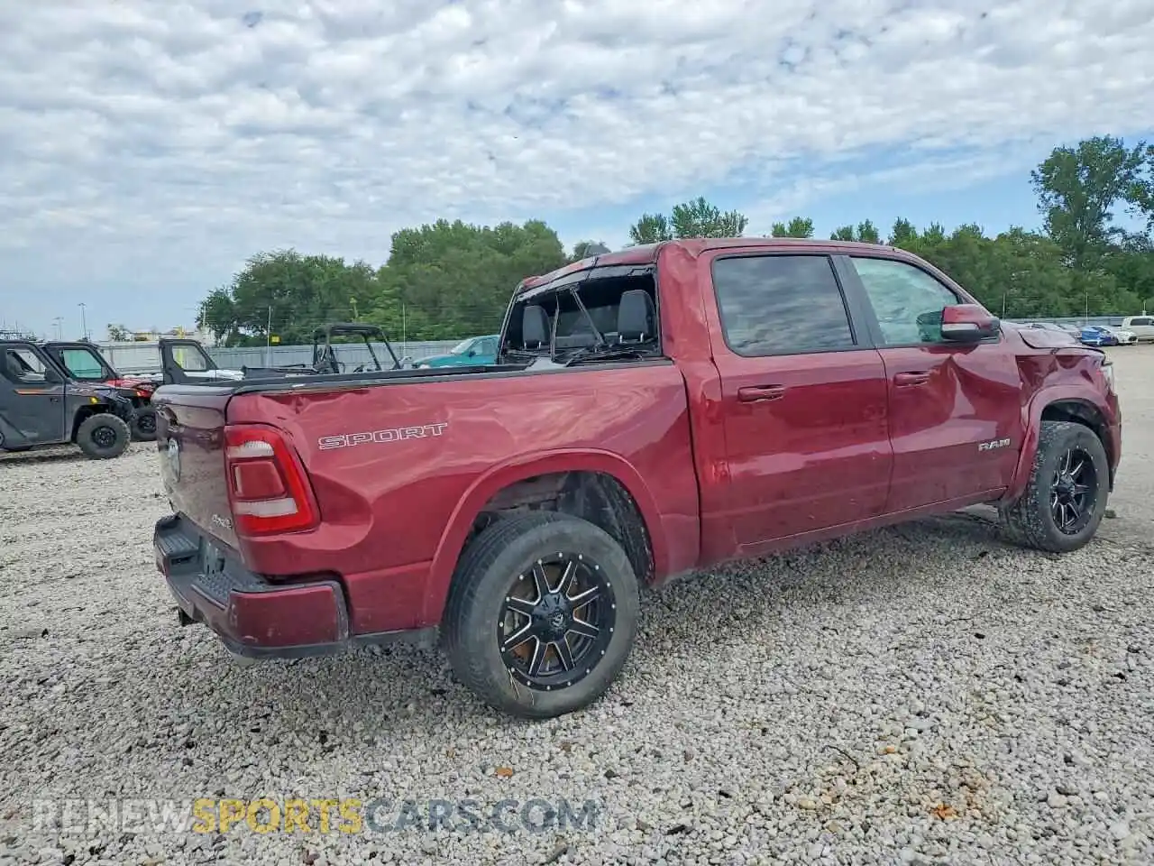 3 Photograph of a damaged car 1C6SRFJT0MN621006 RAM 1500 2021