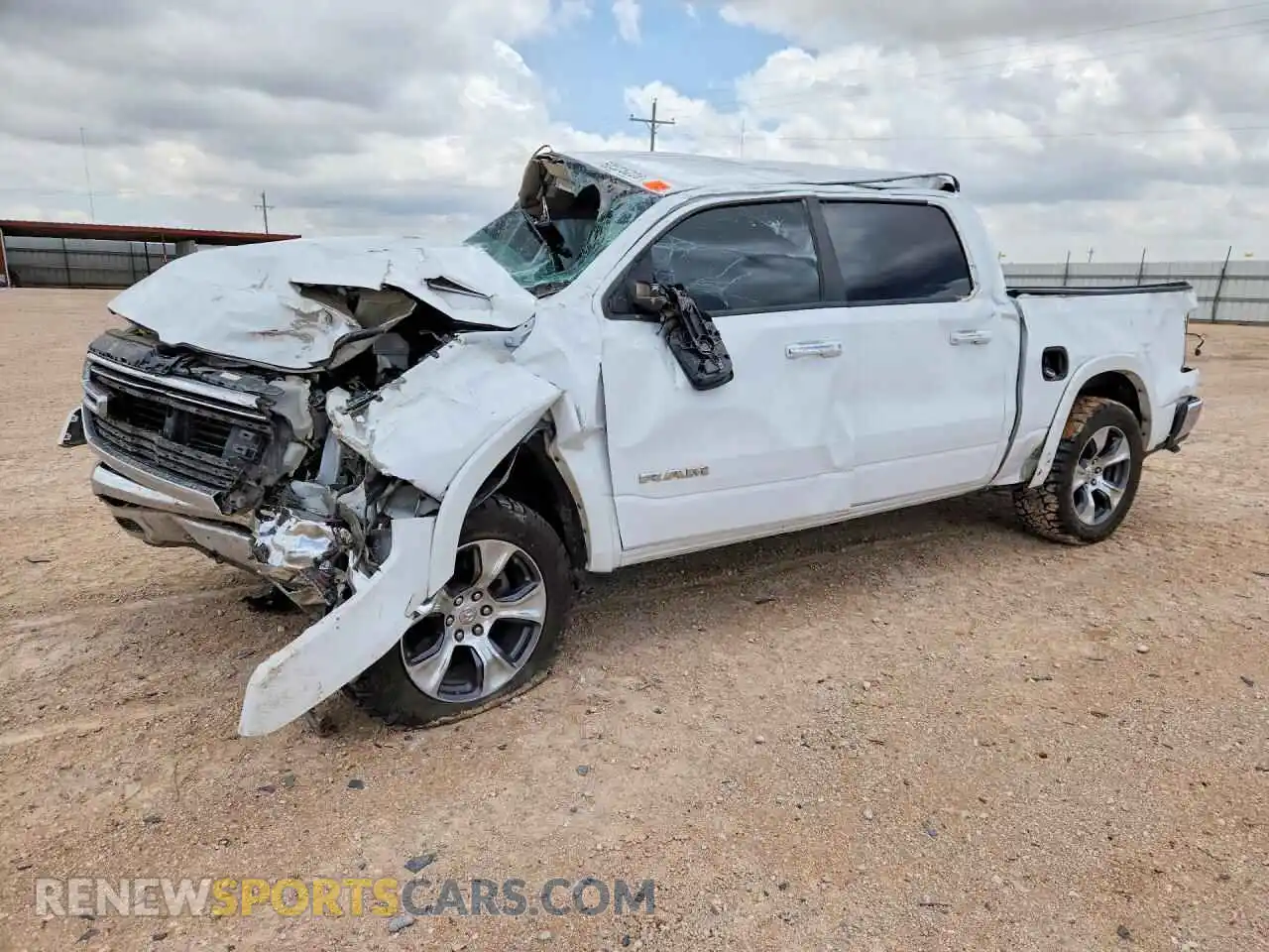 1 Photograph of a damaged car 1C6SRFJT1MN538300 RAM 1500 2021