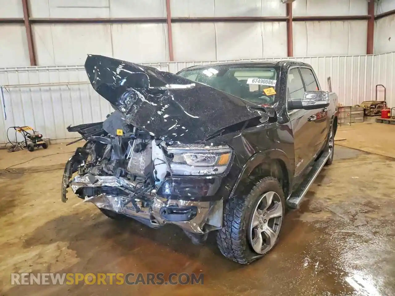 1 Photograph of a damaged car 1C6SRFJT1MN789978 RAM 1500 2021