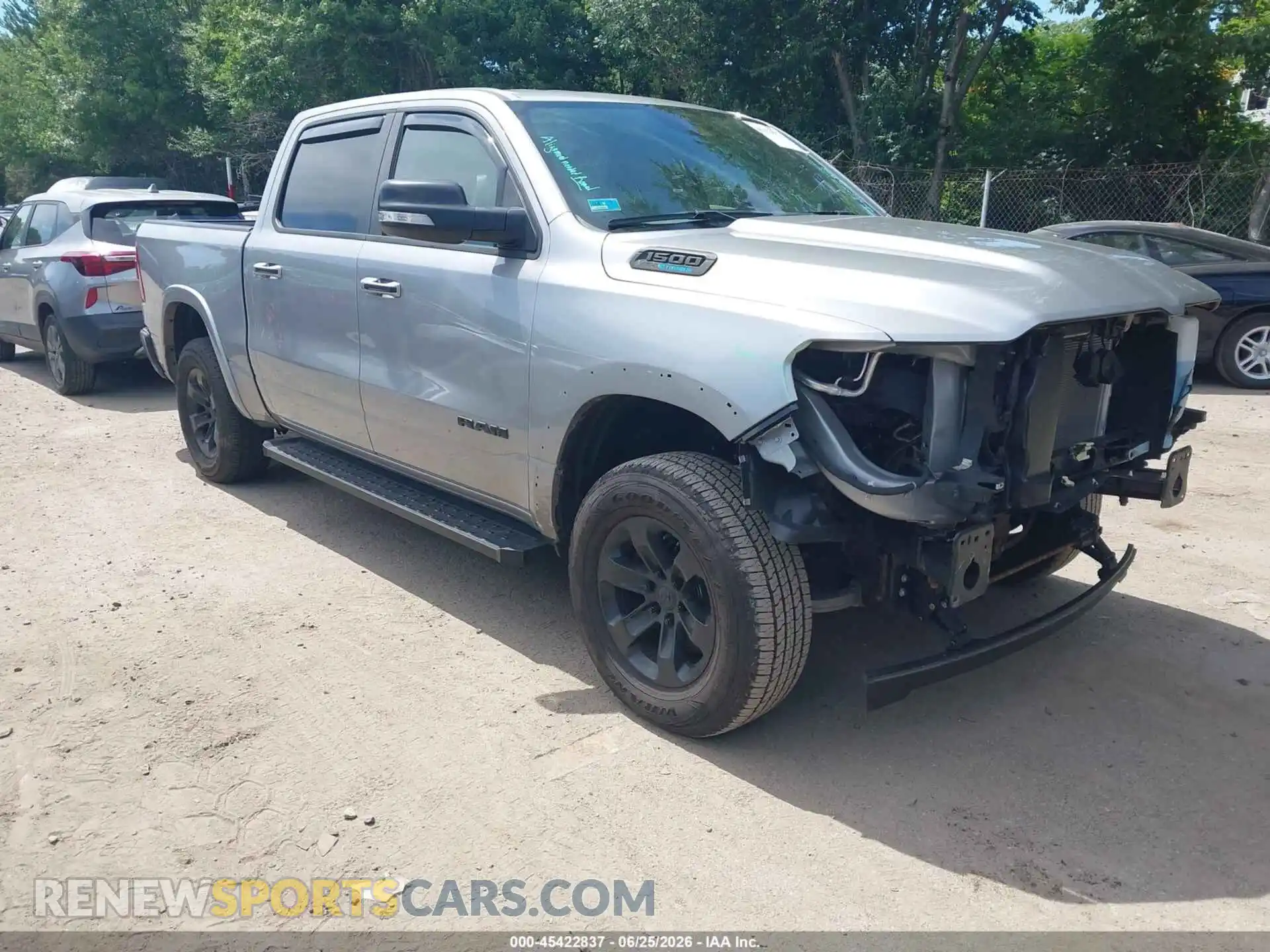 1 Photograph of a damaged car 1C6SRFJT3MN777976 RAM 1500 2021